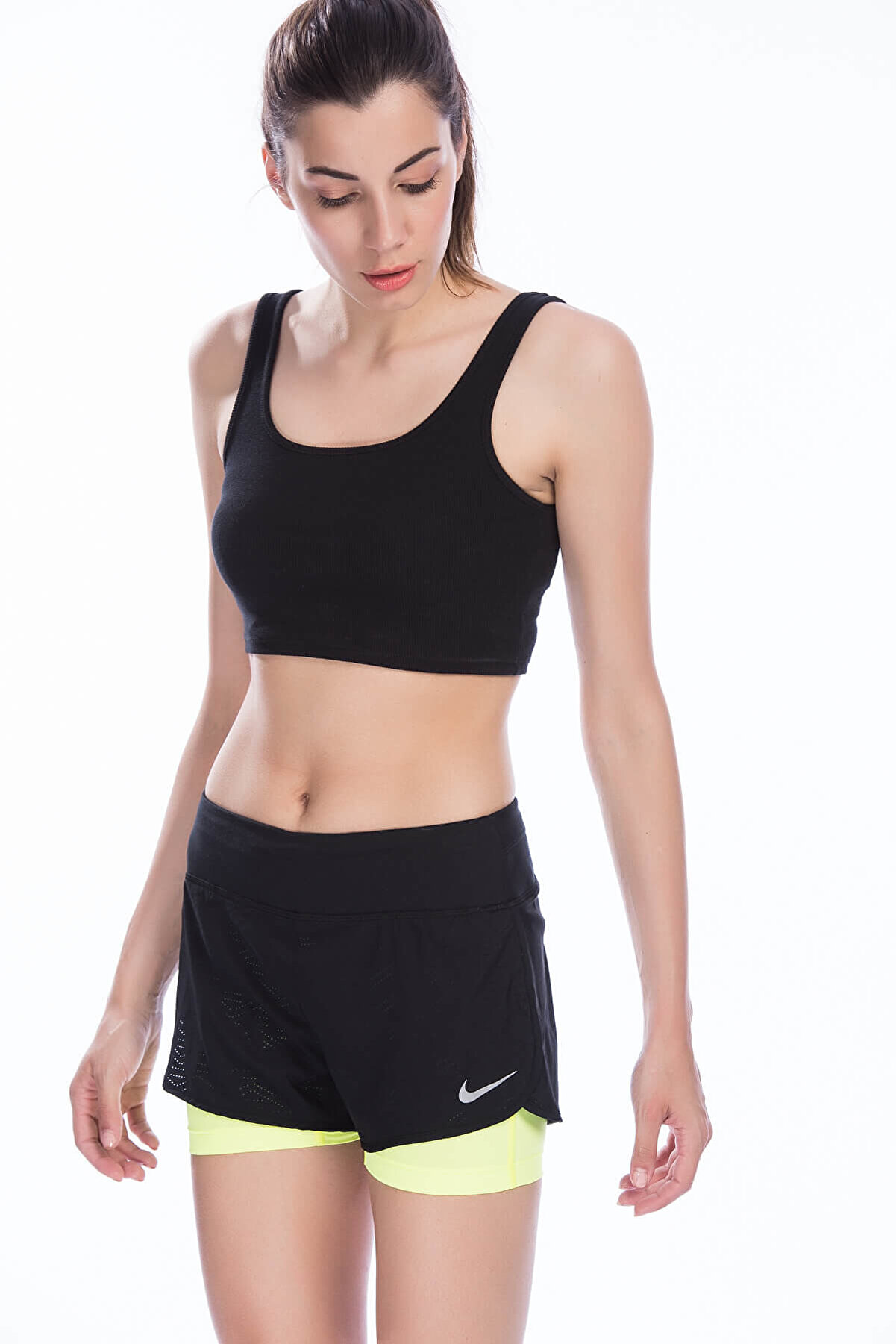 Nike Kadın Şort - W Nk Flx 2in1 Short Rival - 831552-010