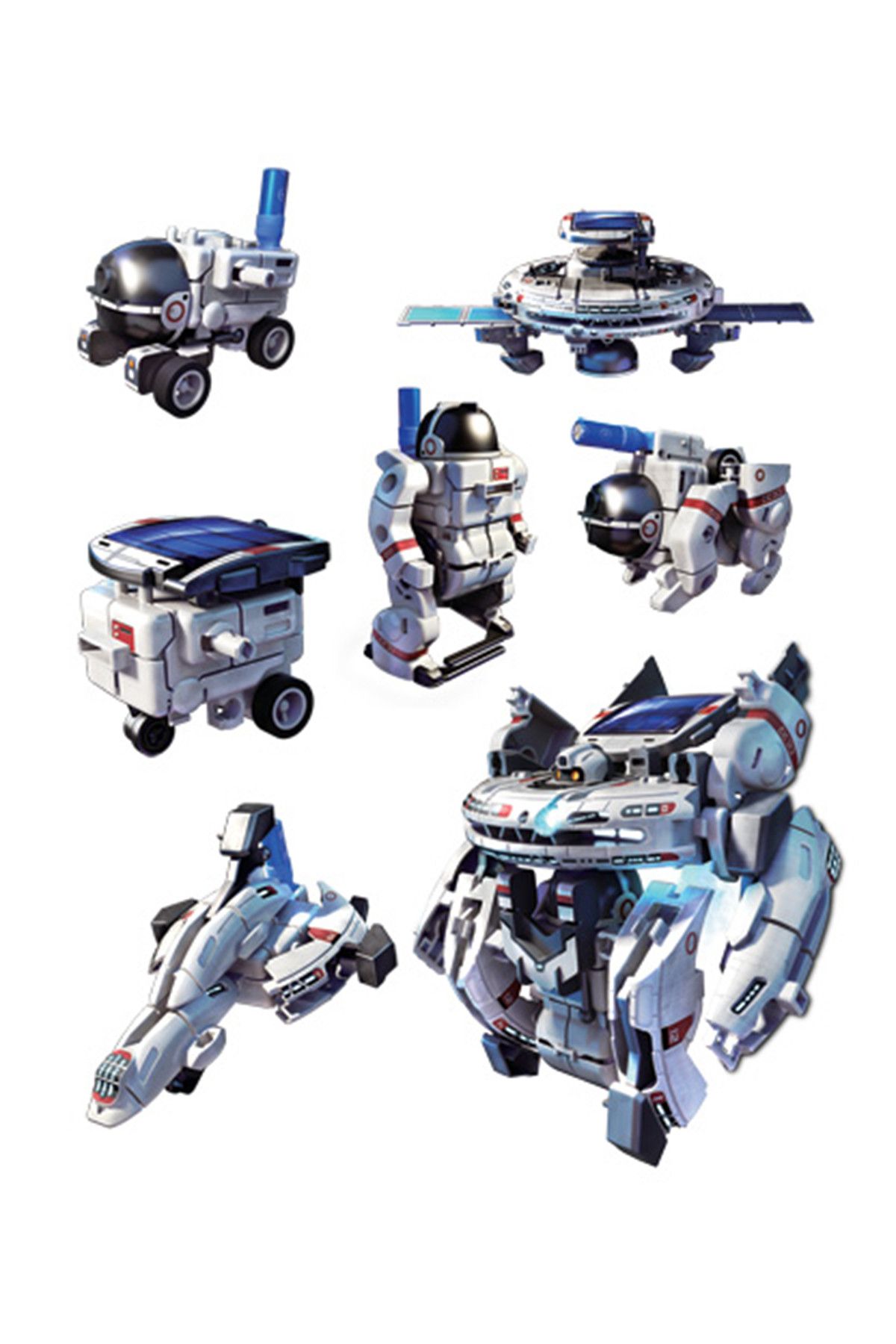 Imaginarium Güneş Enerjili Robot Kurulum Seti 7X1 Eco-Space /