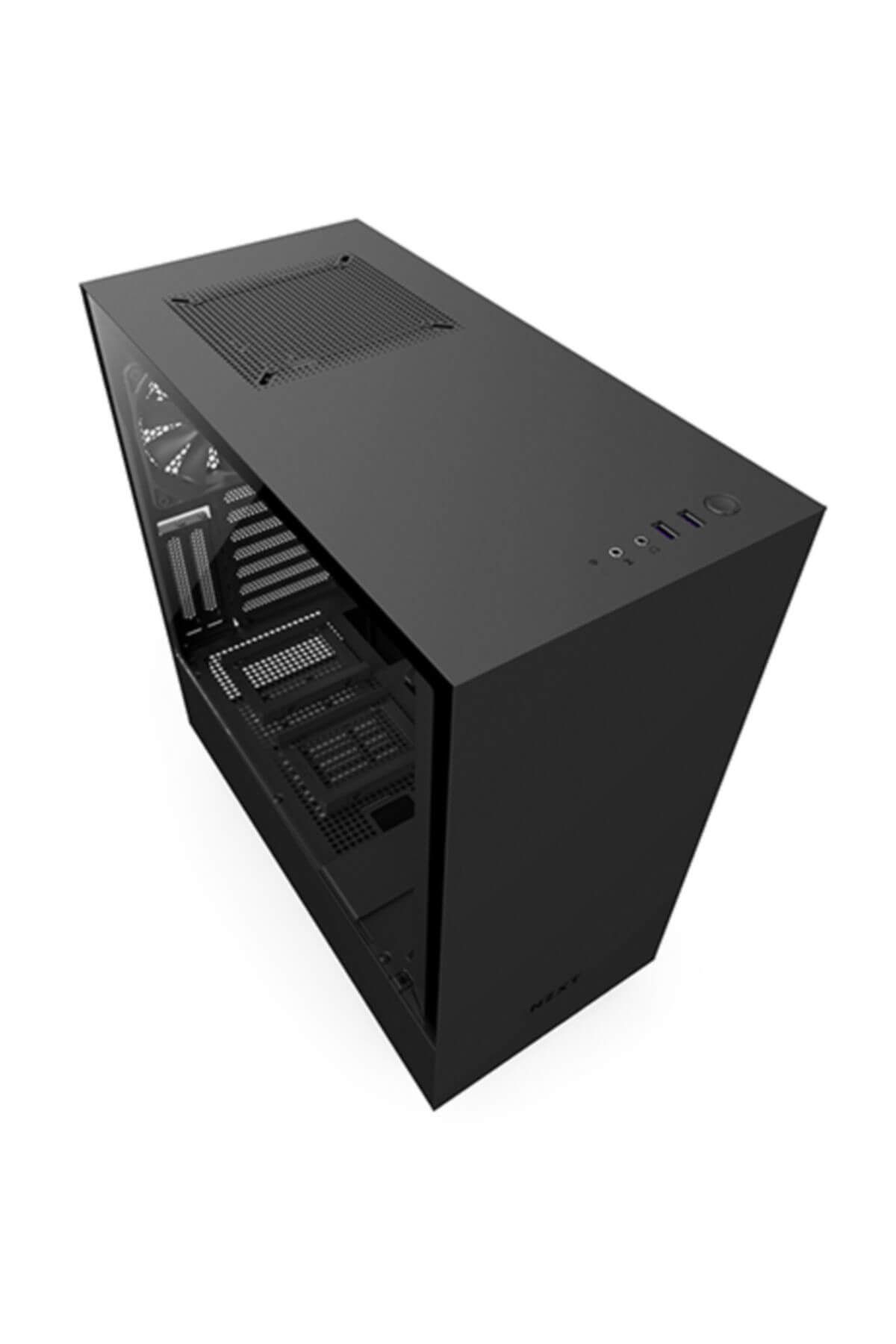 Nzxt H500i Mat Siyah Temp. Cam RGB Akıllı ATX Kasa