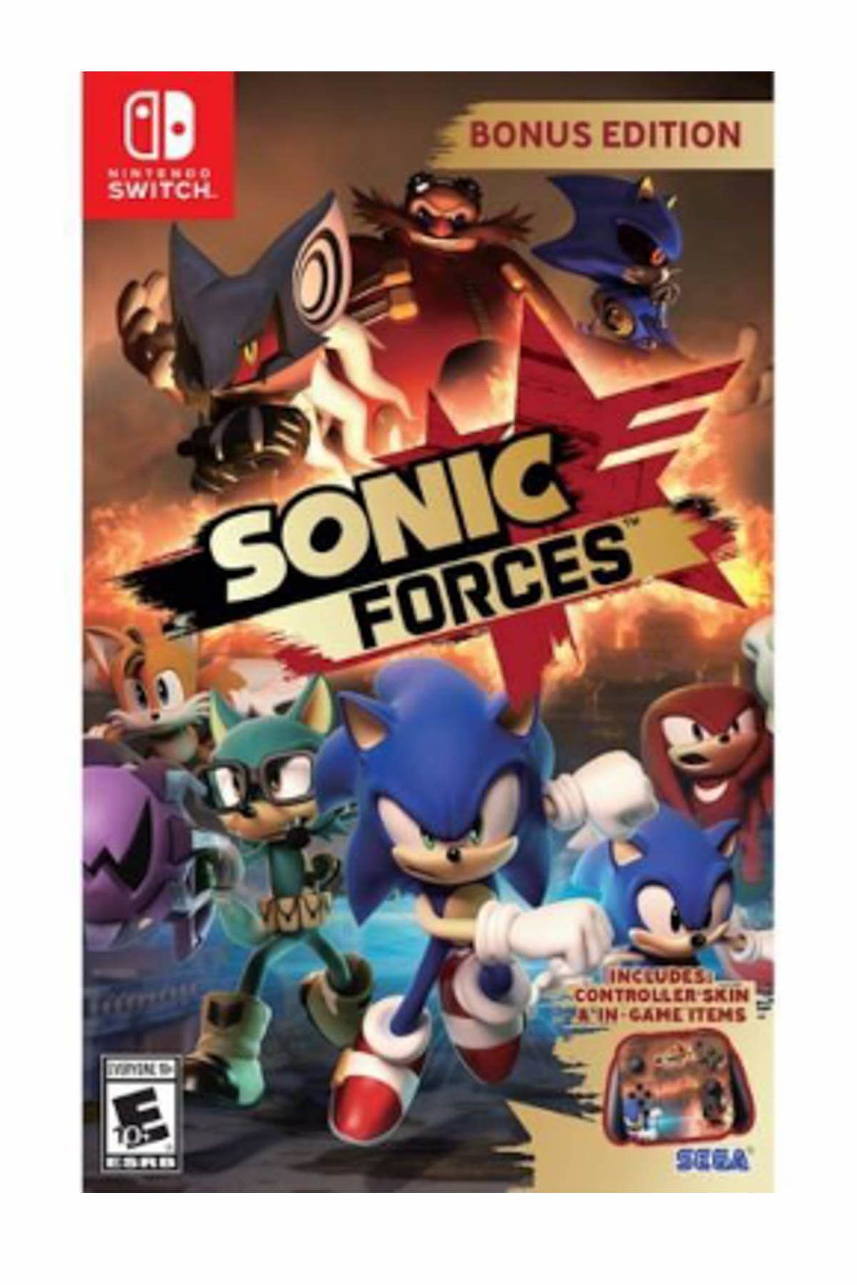 Nintendo Switch Sonic Forces Bonus Edition Usa