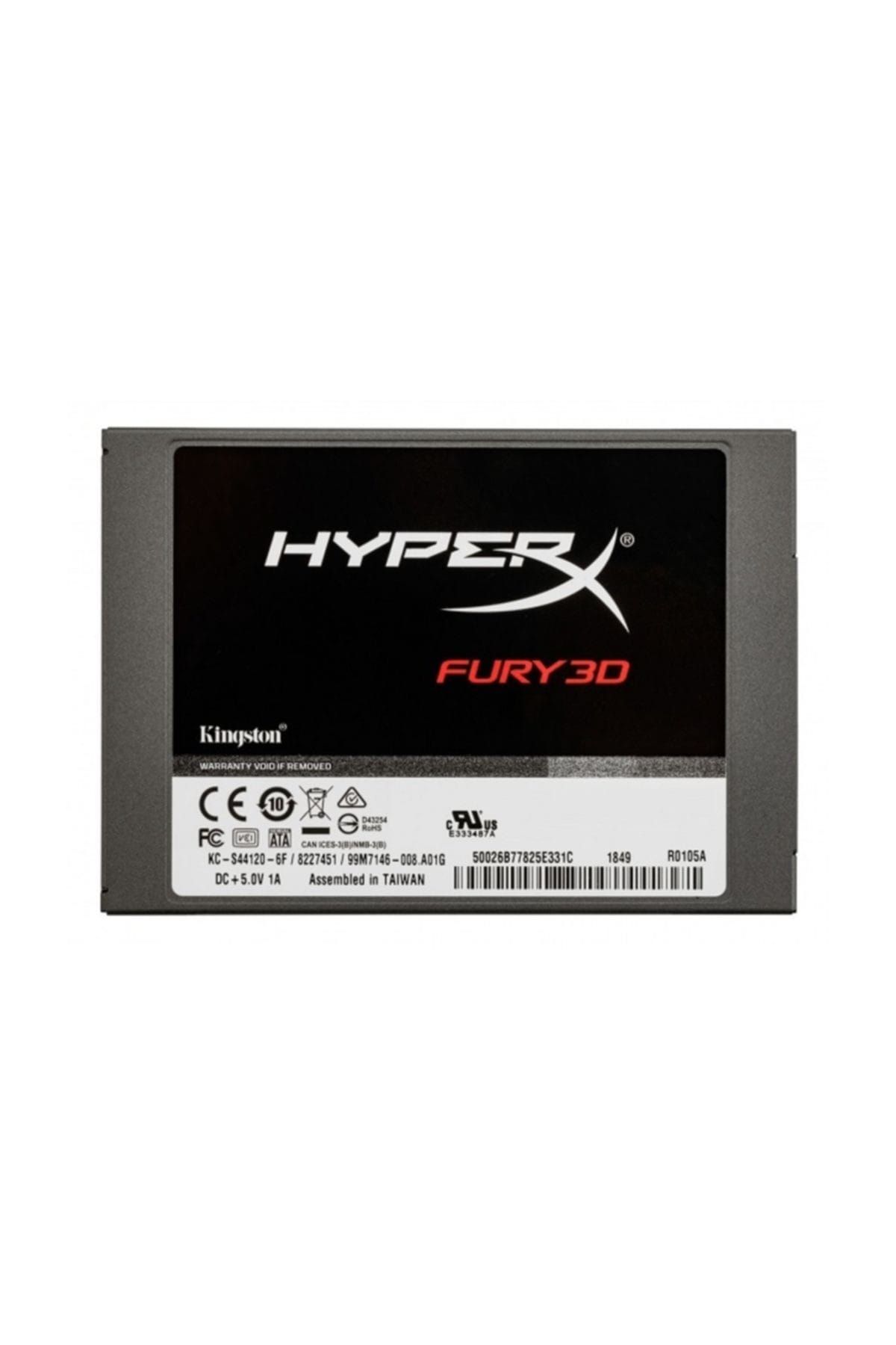 Kingston 240GB HyperX Fury Sata 3 SSD Disk KC-S44240-6F