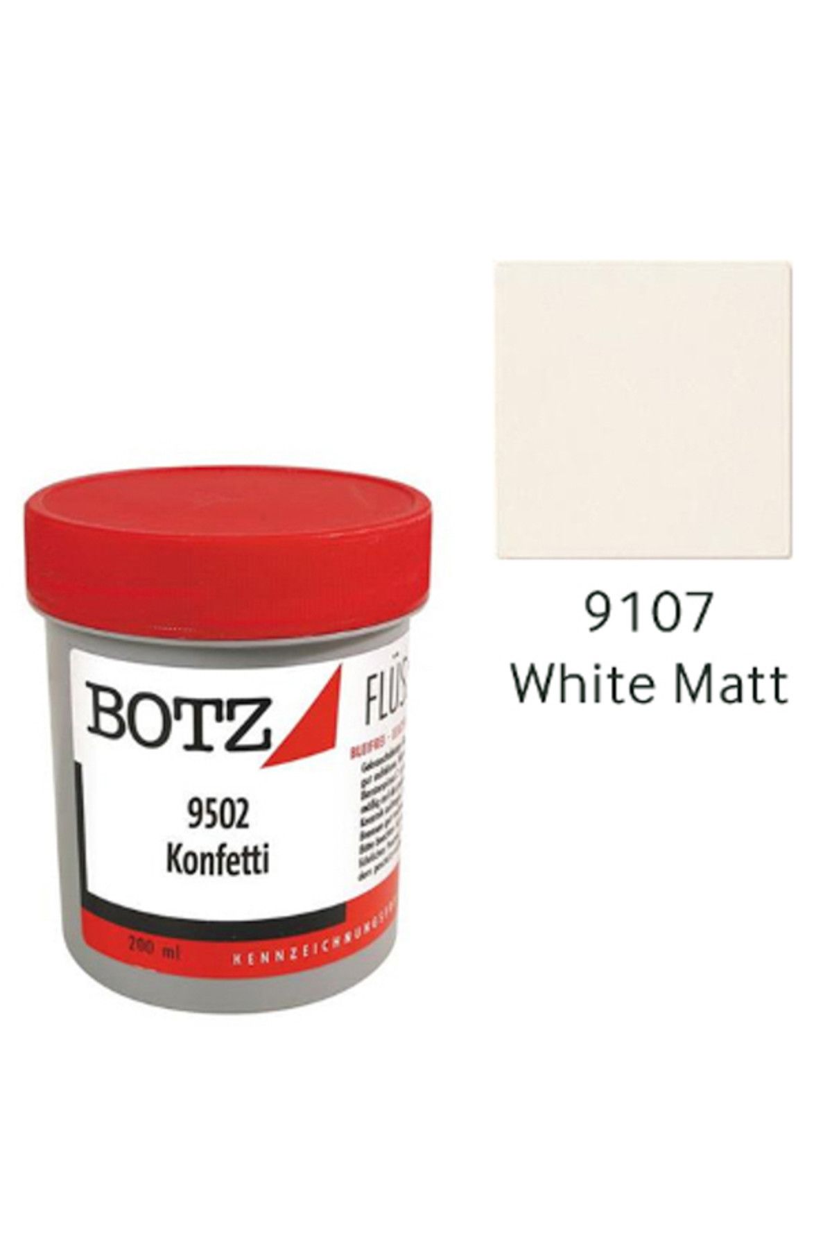 Botz Sır Boyası 200ml N:9107 White Matt 5649899