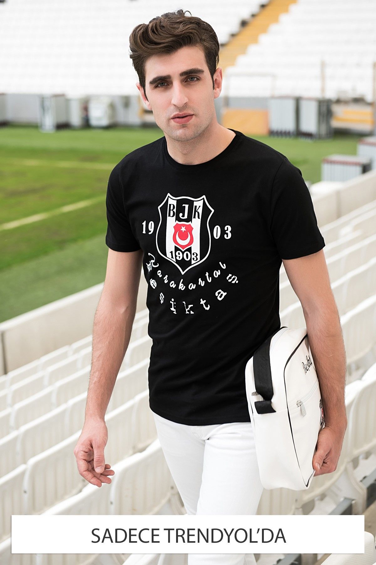 Beşiktaş Erkek GNLESE0316 Siyah T-shirt