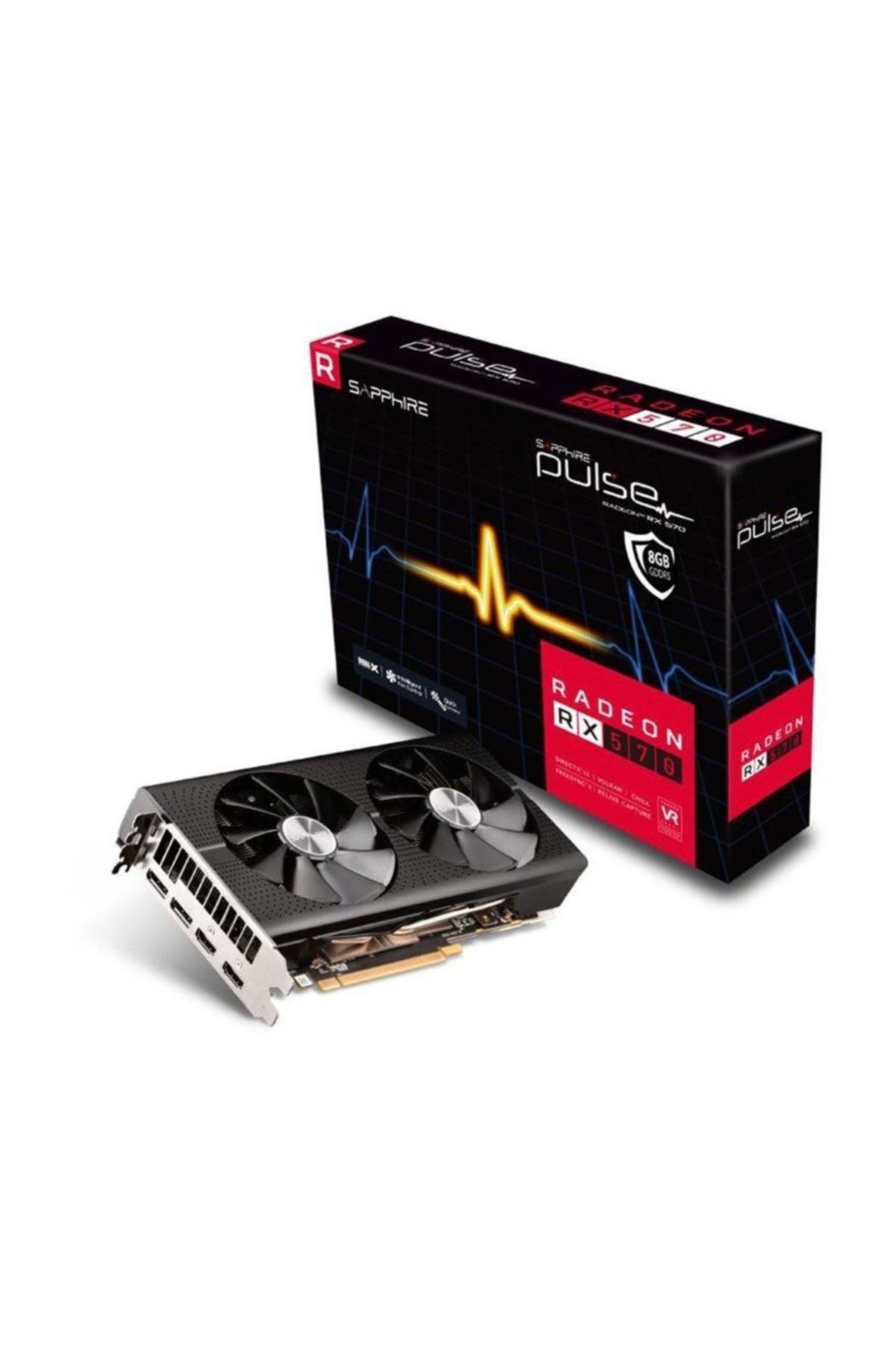 Sapphire Pulse Rx 570 8 GB AMD Radeon 256 Bit GDDR5 Ekran Kartı Fiyatı ...