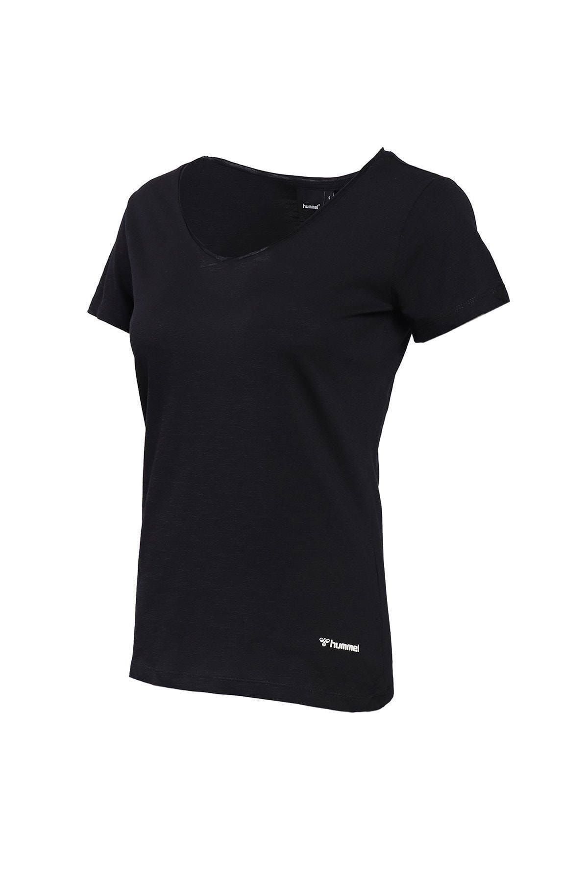 hummel HMLFLORELLA T-SHIRT Siyah Kadın T-Shirt 101086305