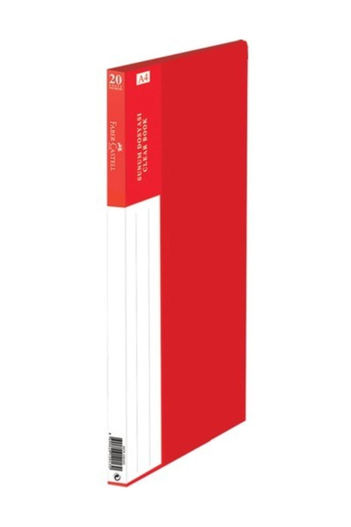 Faber Castell Katalog Dosya 20'li Kırmızı 5075120103000