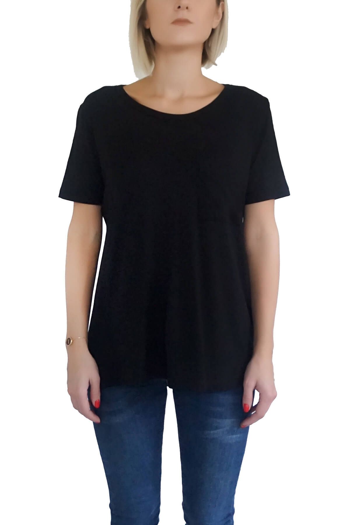 Mof Basics Kadın Siyah T-Shirt SYCT-S