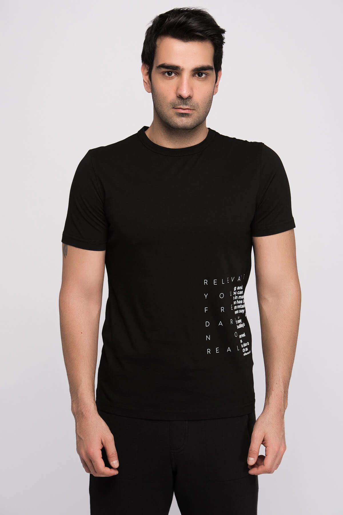 Antony Morato Erkek Siyah T-Shirt