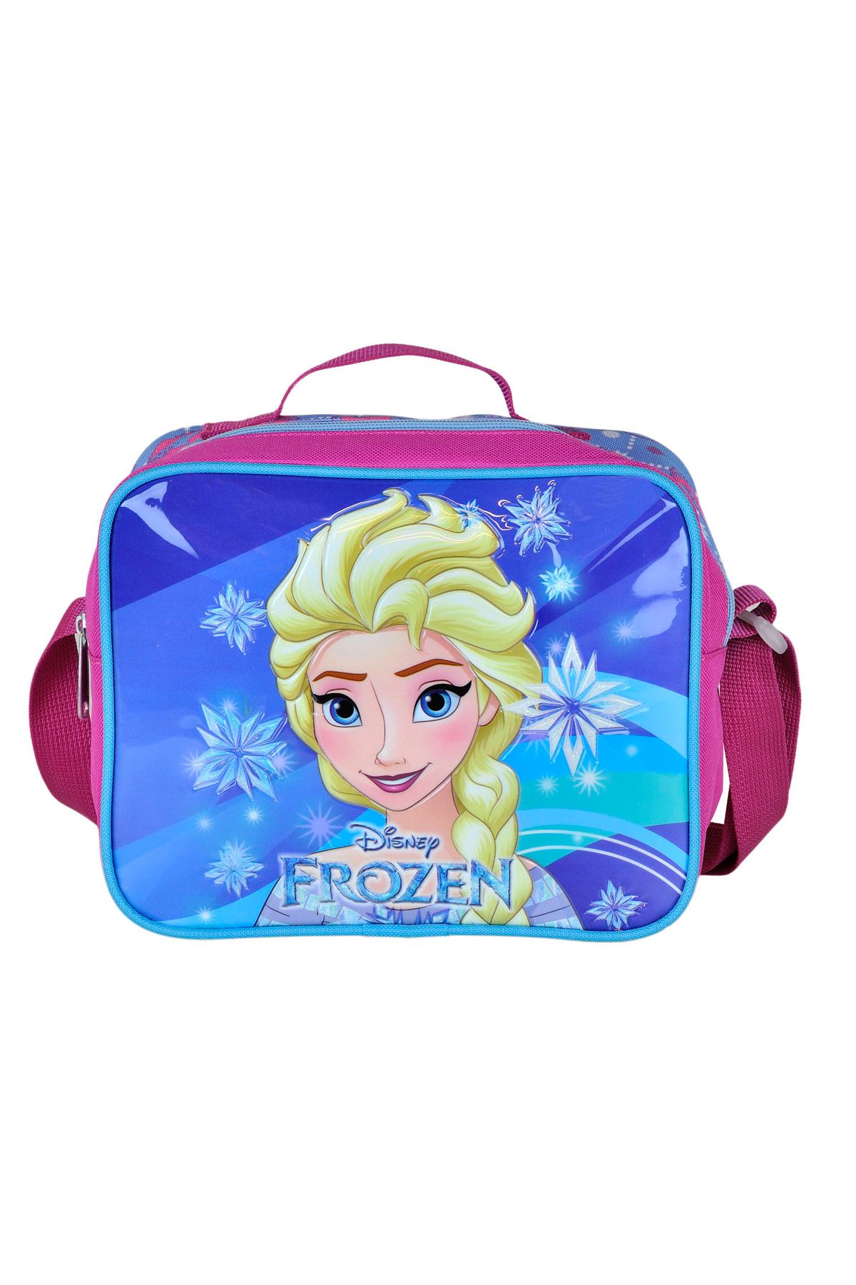 Frozen Disney Frozen Elsa Kabartmalı Mavi Kız Çocuk Beslenme Çantası /