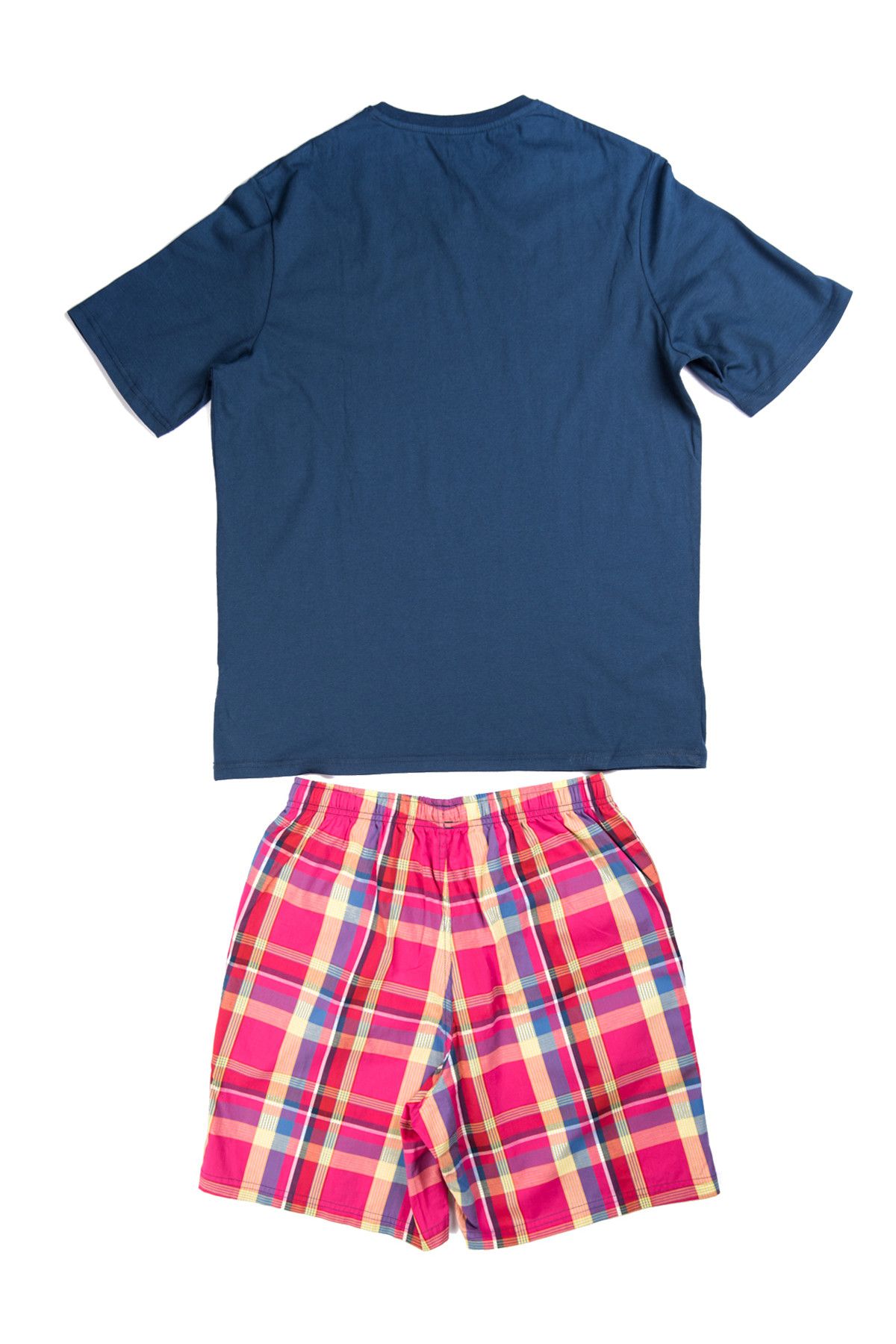 Marks & Spencer Erkek Lacivert Desenli Pijama Takımı T07002392HF4