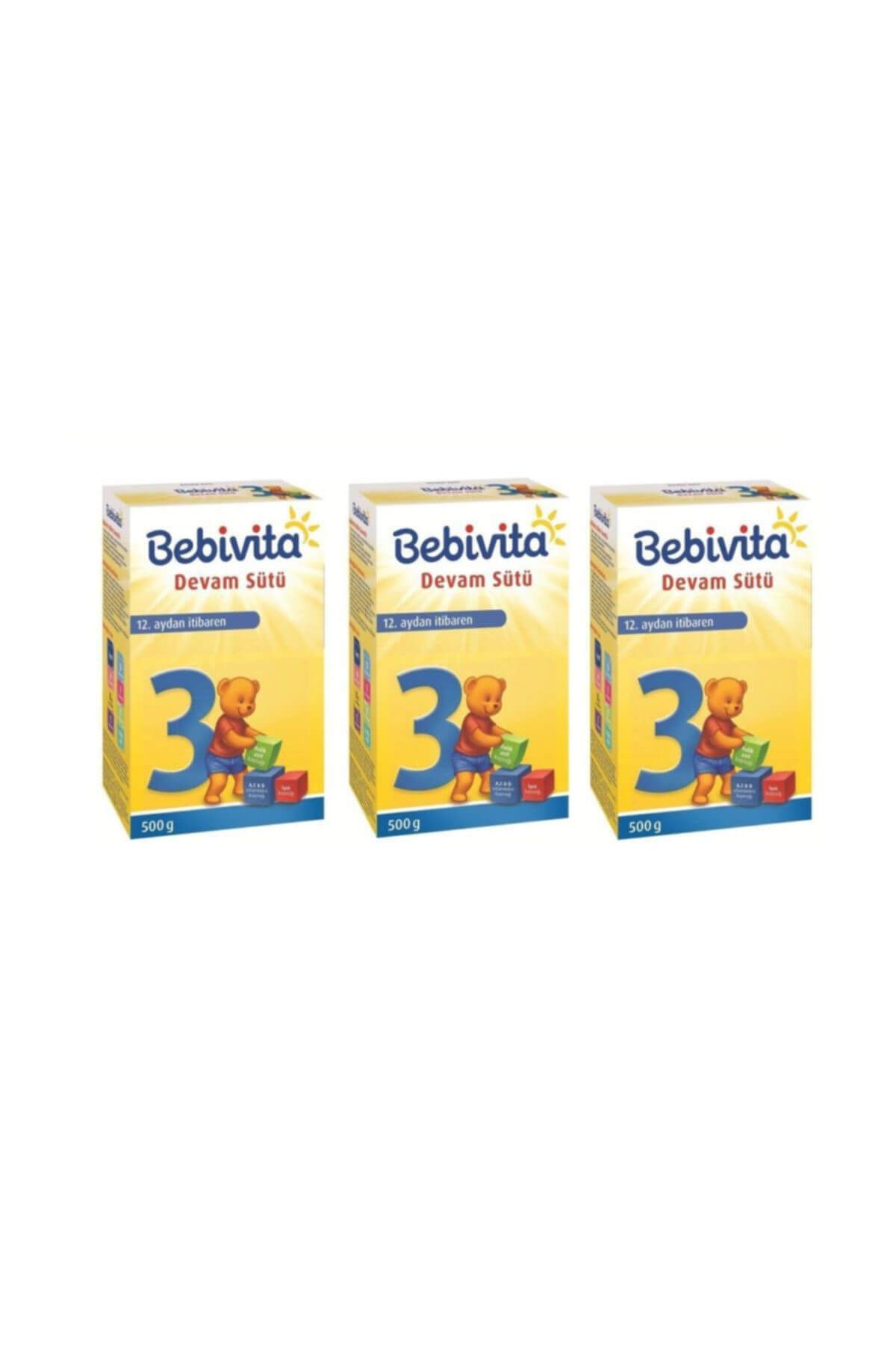 Bebivita Bebıvıta 3 Devam Sütü 500 Gr 3 Adet Bbv-Tr112503