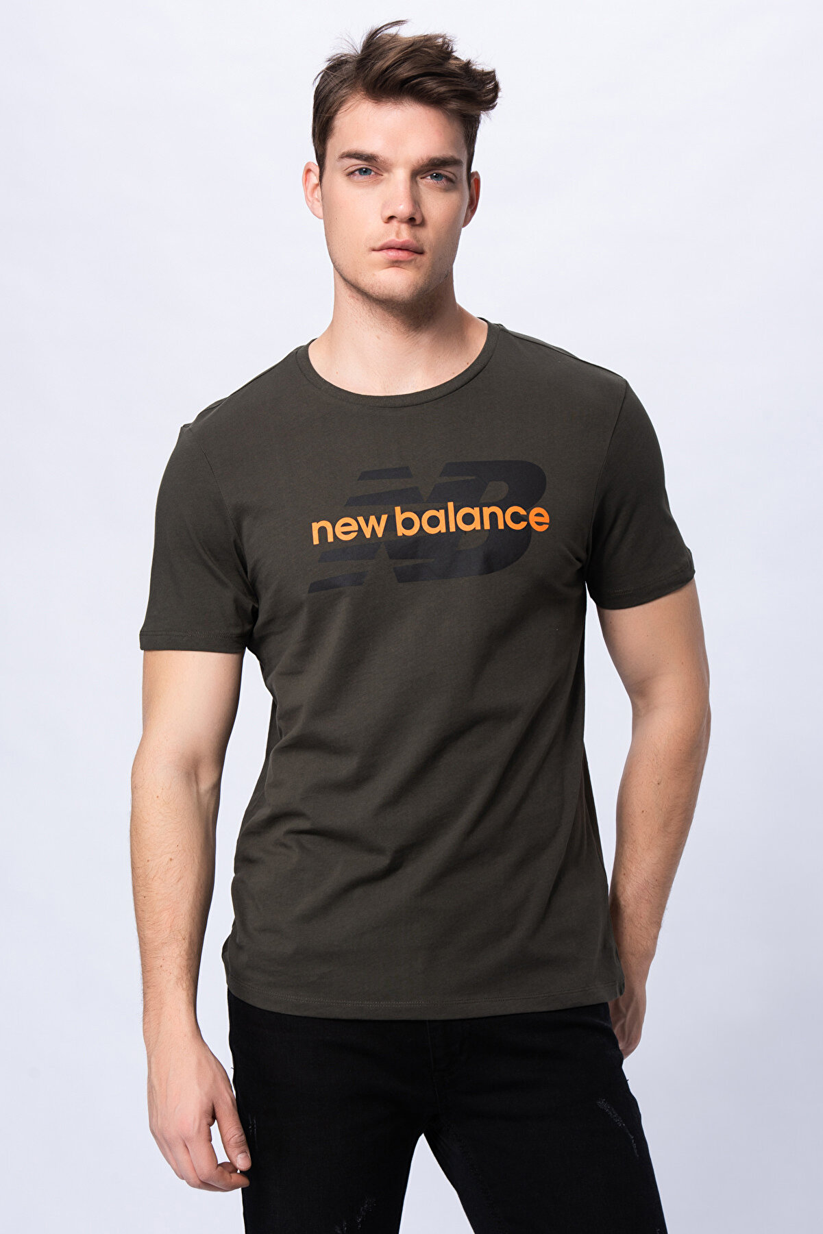 New Balance Erkek T-shirt - Font Logo TEE - V-MTT910-TPG