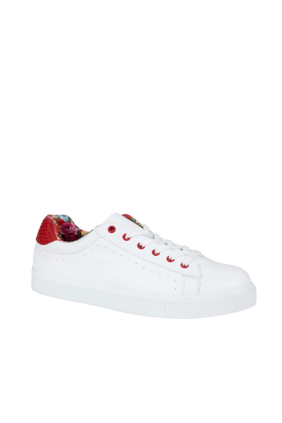 Mudo Kadın Beyaz Bağcıklı Sneaker Spor Ayakkabı 1199088