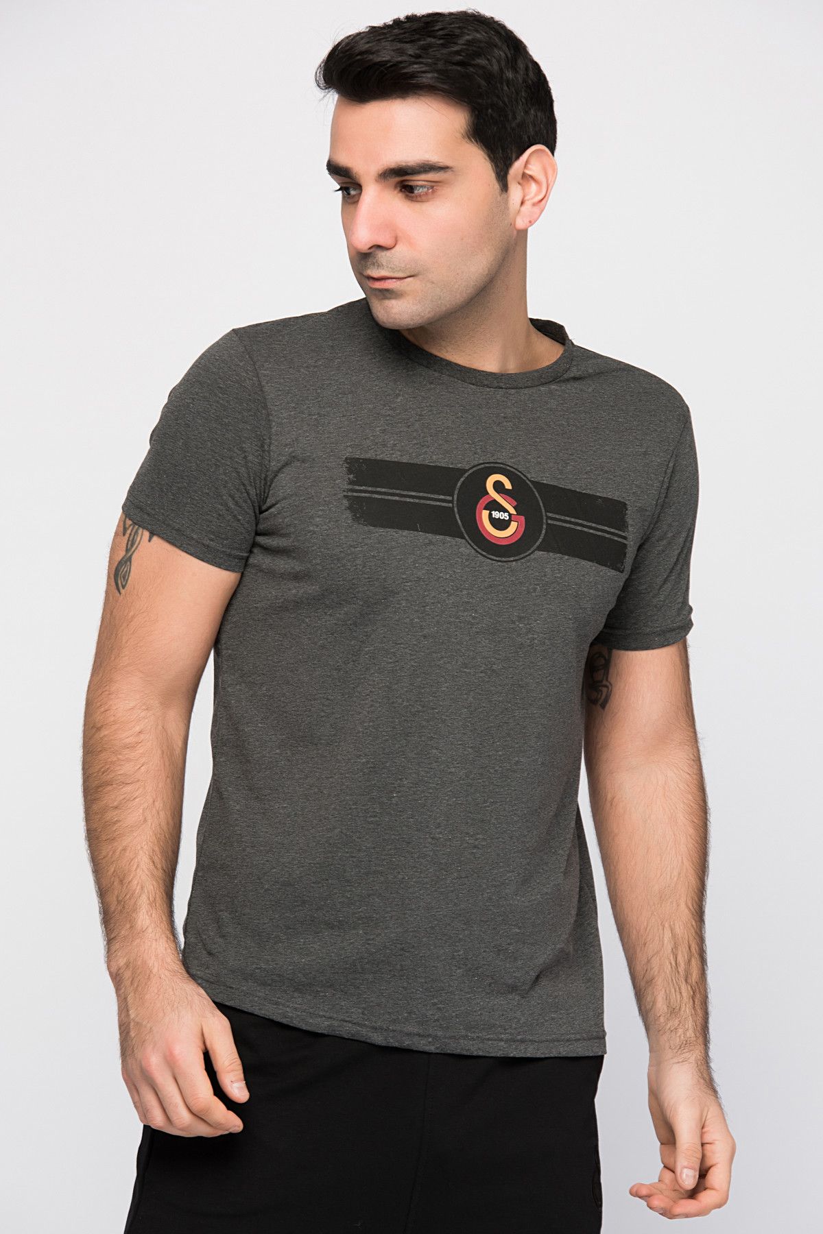 Galatasaray Galatasaray Erkek Antrasit Melanj T-Shirt K023-E85621