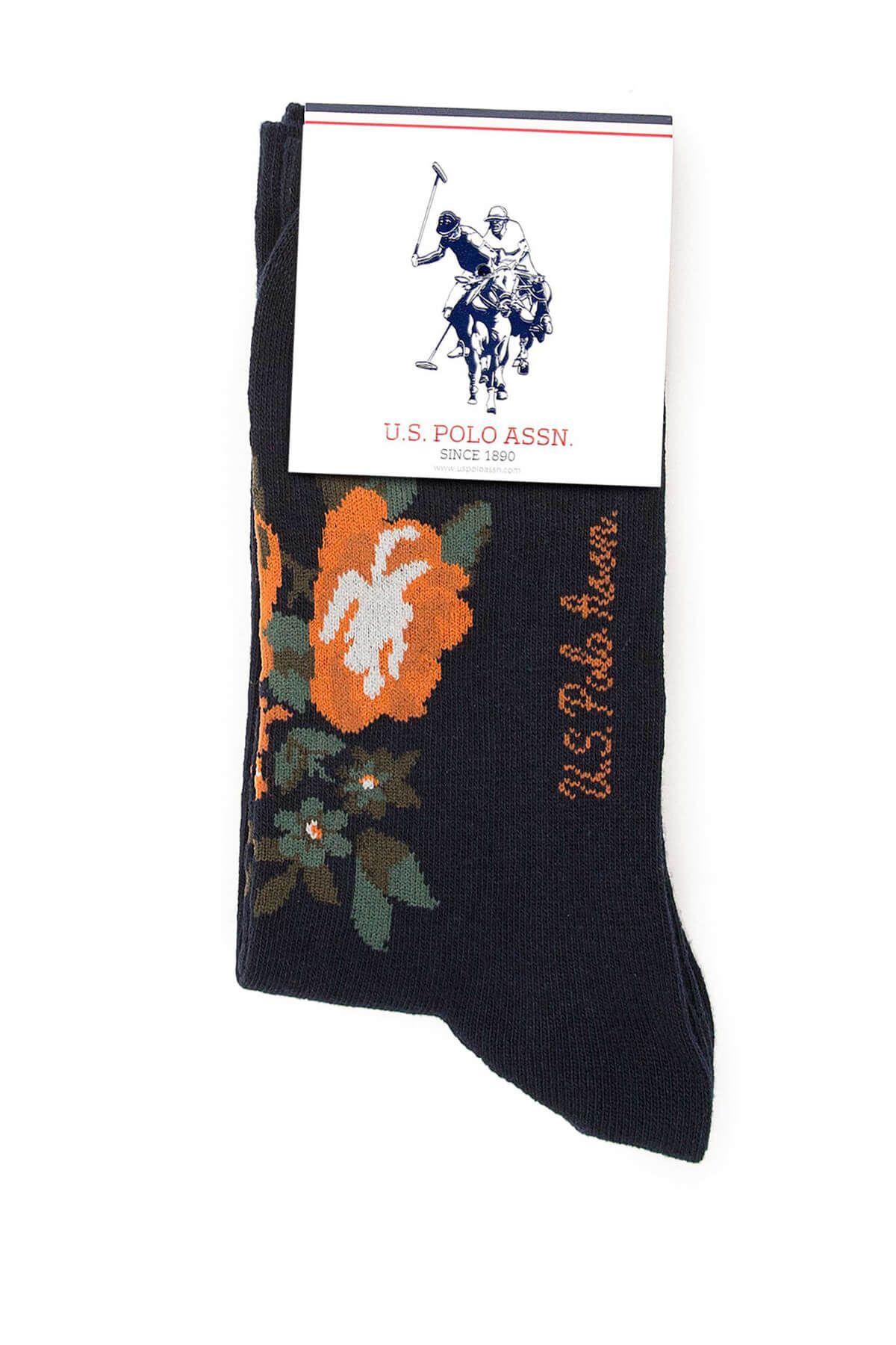U.S. Polo Assn. Kadın Çorap (2'li Paket) A082SZ013.P02.VIOLASK8