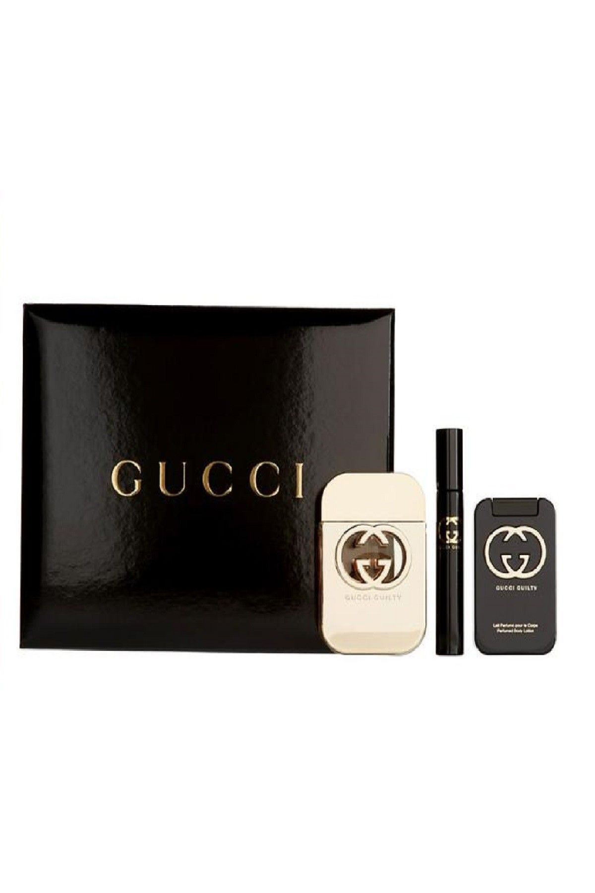 Gucci Guilty Edt 75 ml + Vücut Losyonu 100 ml + 7.4 ml Seyahat Boyu Kadın Parfüm Seti 8005610474304