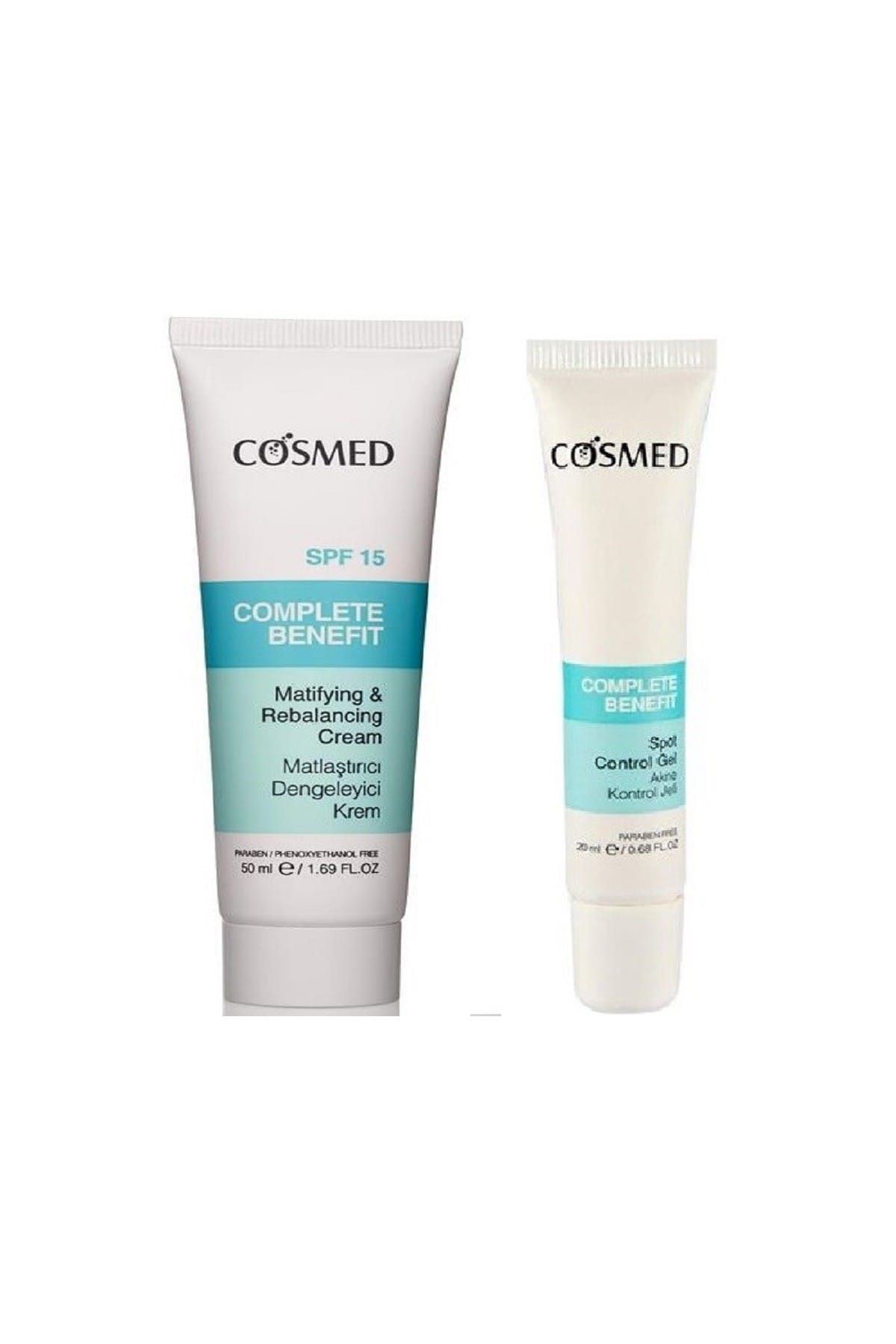 COSMED Benefit Matifying and Rebalancing Cream Spf 15 50 ml + Benefit Spot Control gel 20 ml 8699292992289