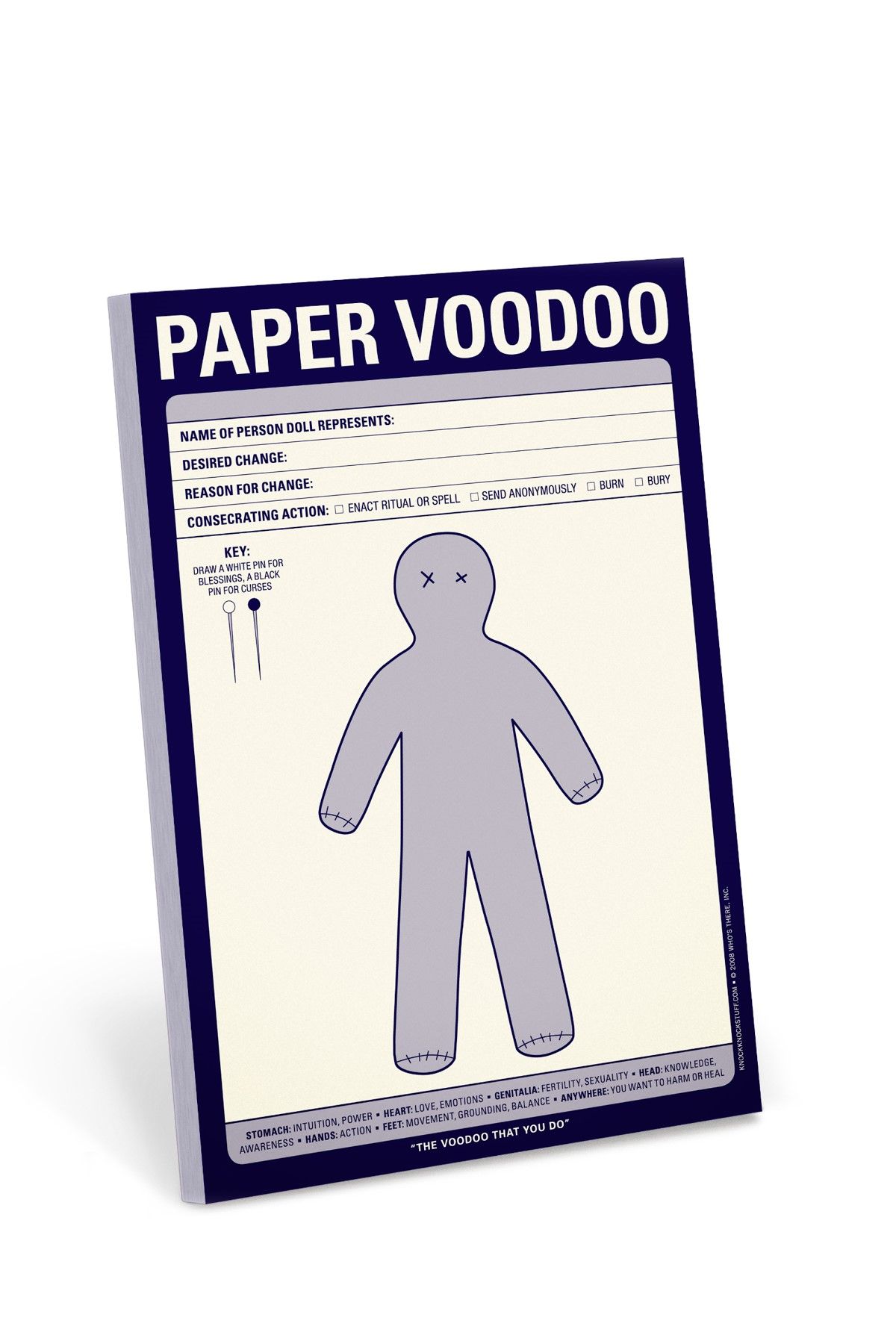 Knock Knock Bloknot: Kağıt Üstünde VooDoo