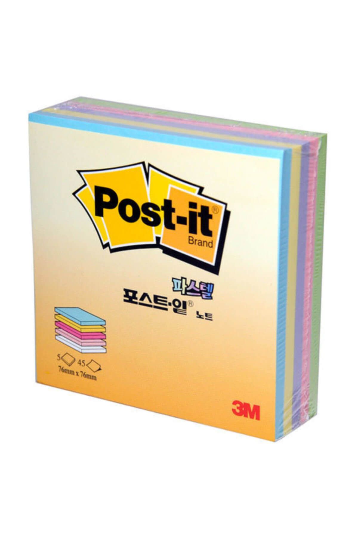 3M Post-İt Küp Not Pastel Renkler Ct-33 /