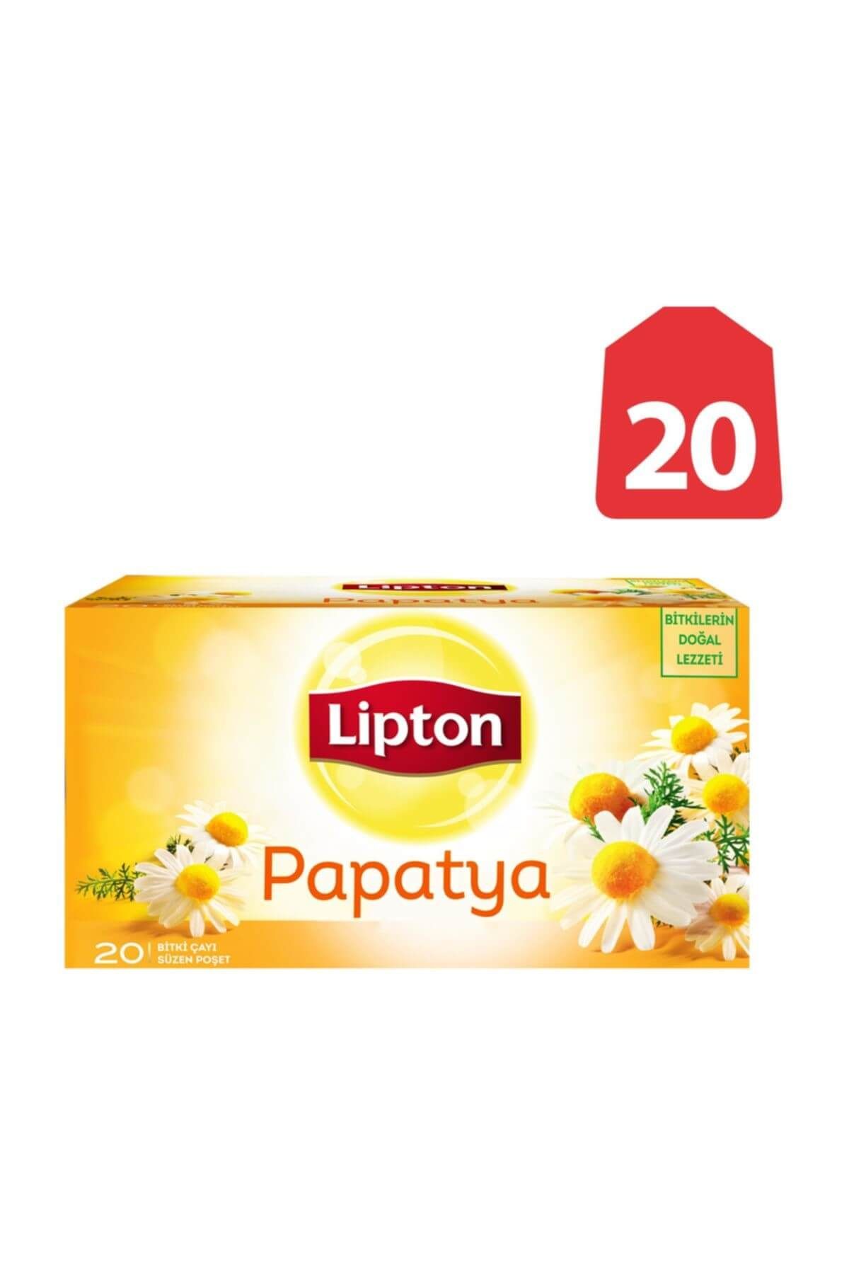 Lipton Papatya Bardak Poşet Bitki Çayı 20'li