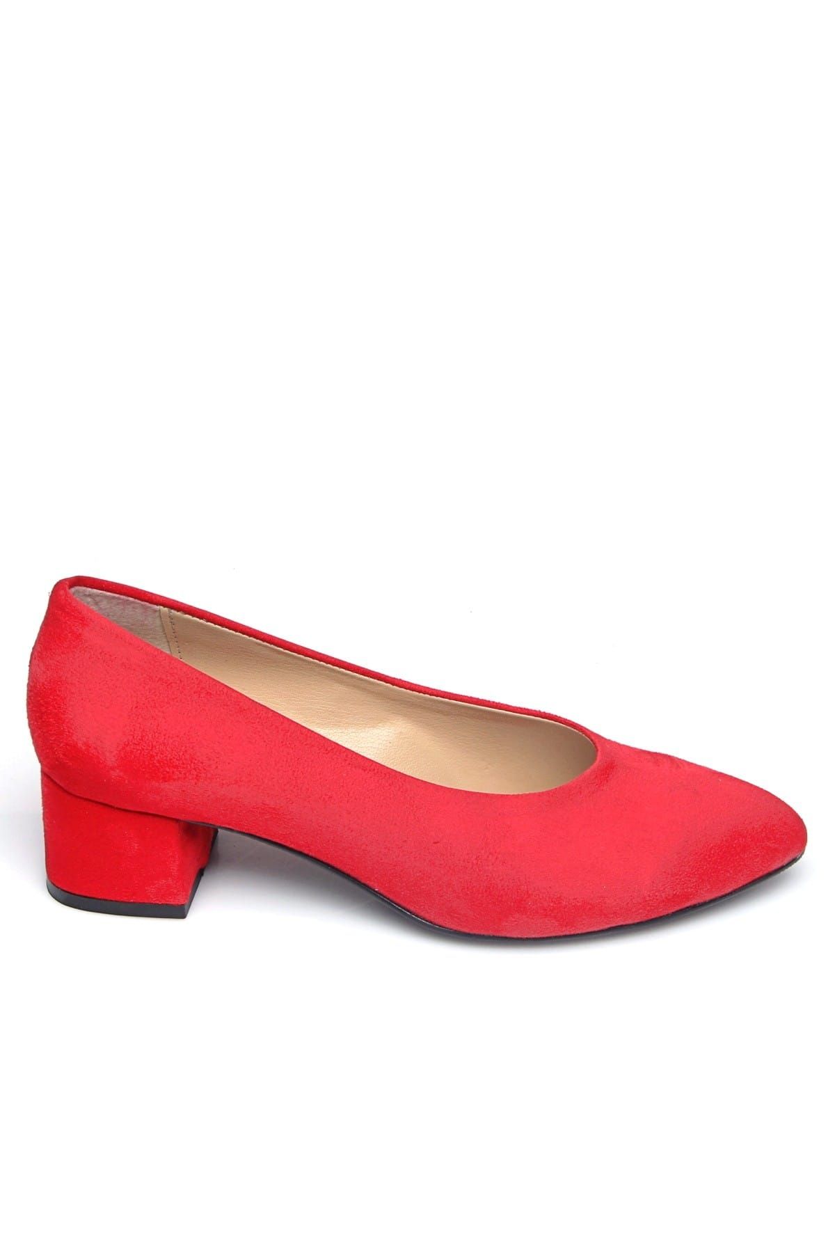 Shoes Time Kırmızı Kadın Topuklu Ayakkabı 19Y 2202