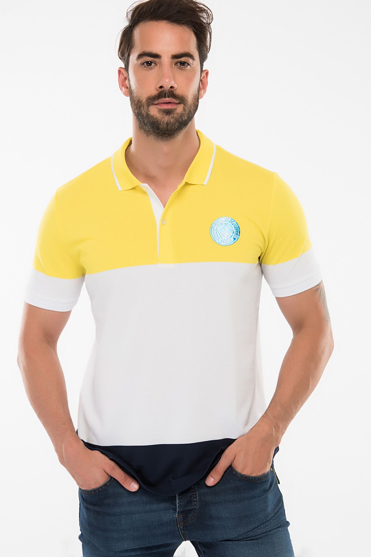 Fenerbahçe Fenerbahçe Erkek Polo Yaka T-Shirt Milto TK038E8Y03