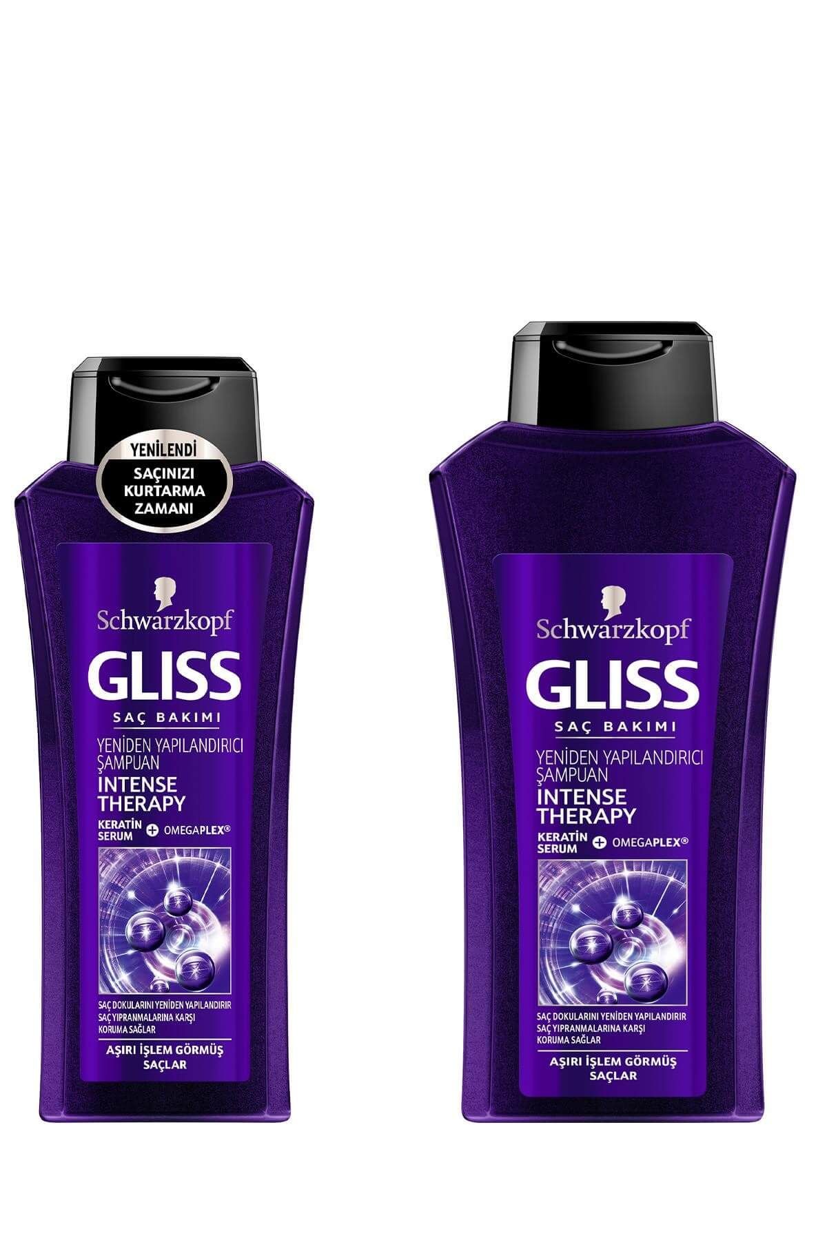 Gliss Intense Theraphy Şampuan 525 ml  +Intense Theraphy Şampuan 360 ml
