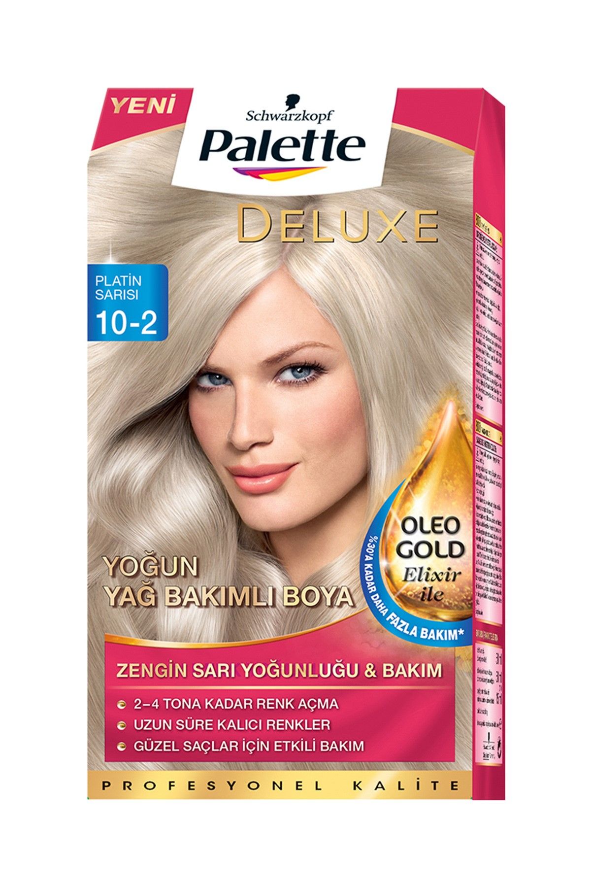 Palette Saç Boyası - Deluxe 10-2 Platin Sarısı