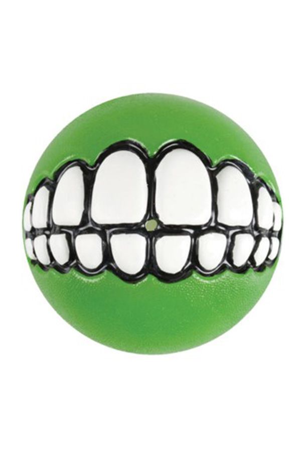 Rogz Grinz Ödül Hazneli Köpek Oyun Topu Medium Yeşil 6,4 cm