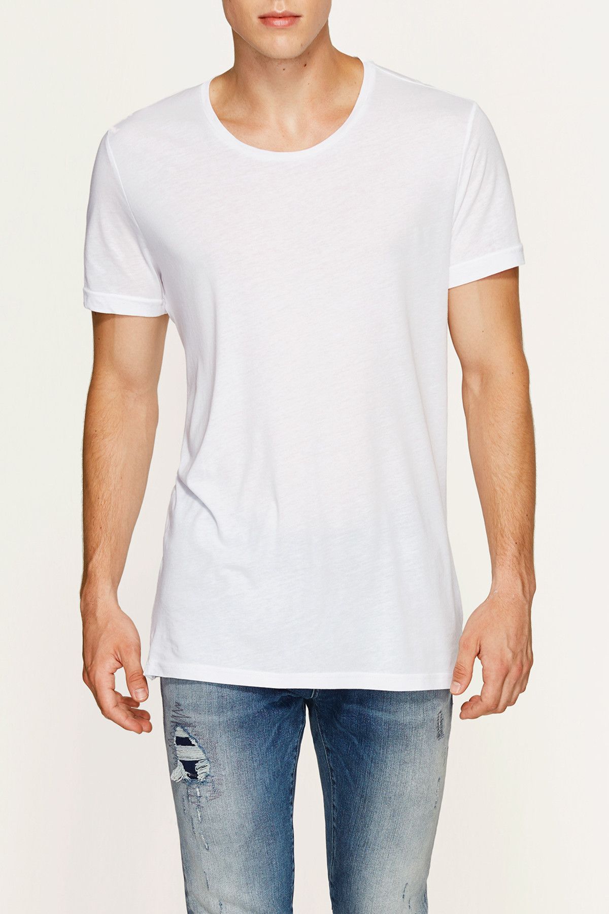 Mavi Erkek Beyaz T-shirt 064267-620