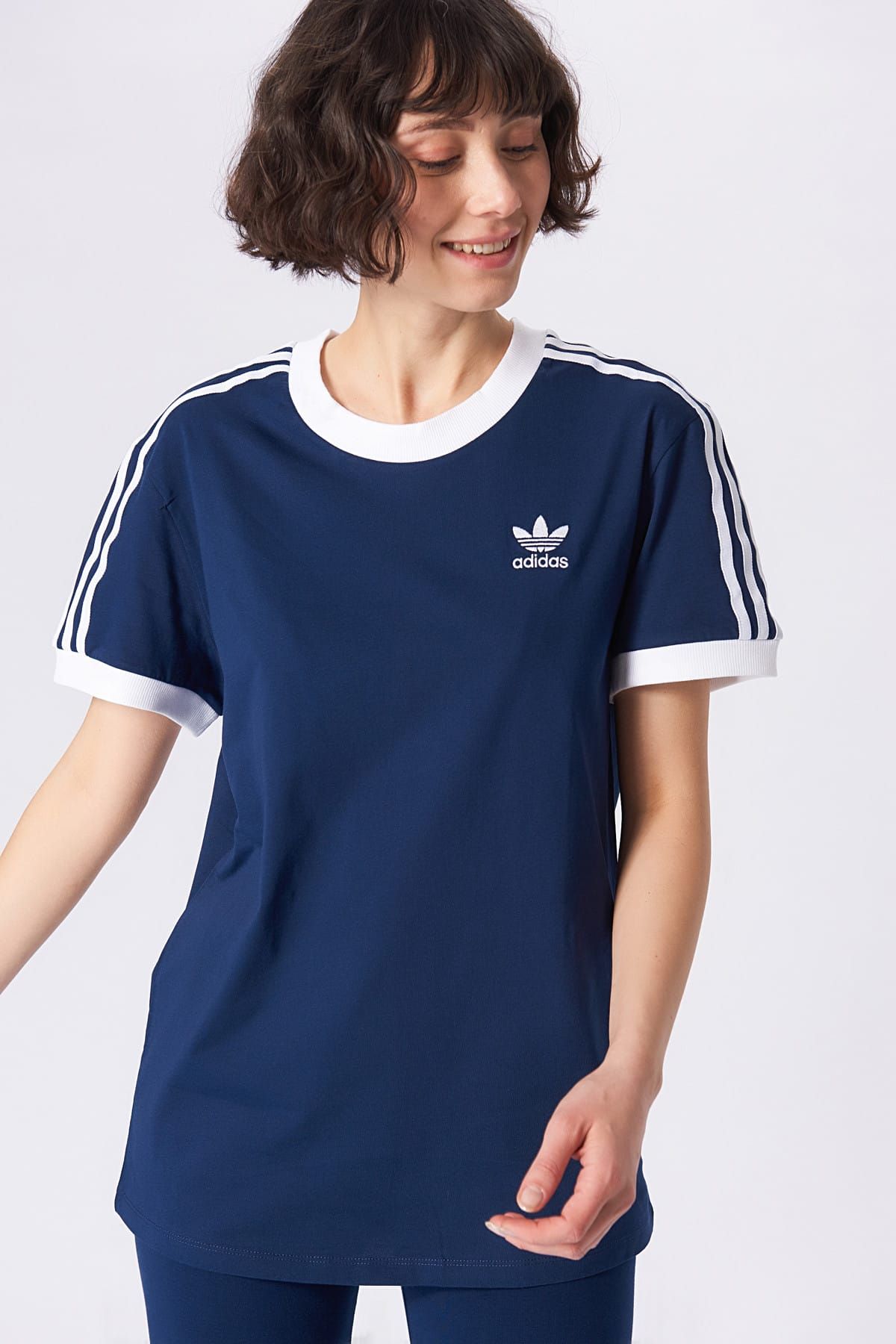 adidas Kadın Originals T-shirt - 3 Stripes Tee - DH4423