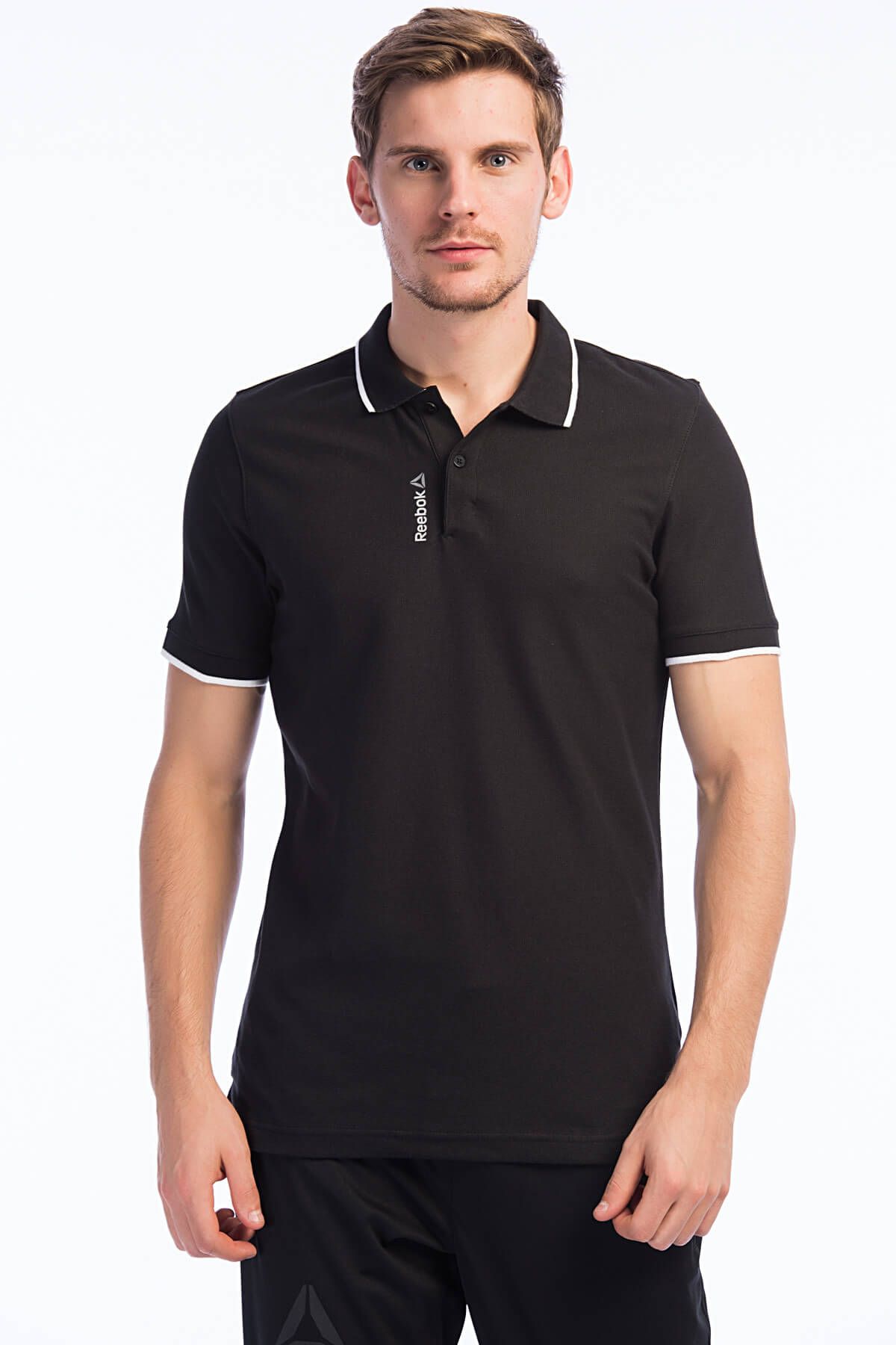 Reebok Erkek Polo Yaka T-shirt - El Tipped Pique Pol - AJ3084