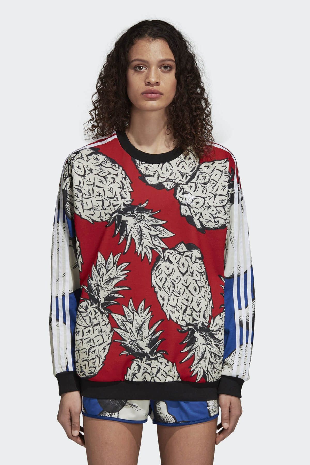 adidas Kadın Originals Sweatshirt - Bf Sweater - DH3054
