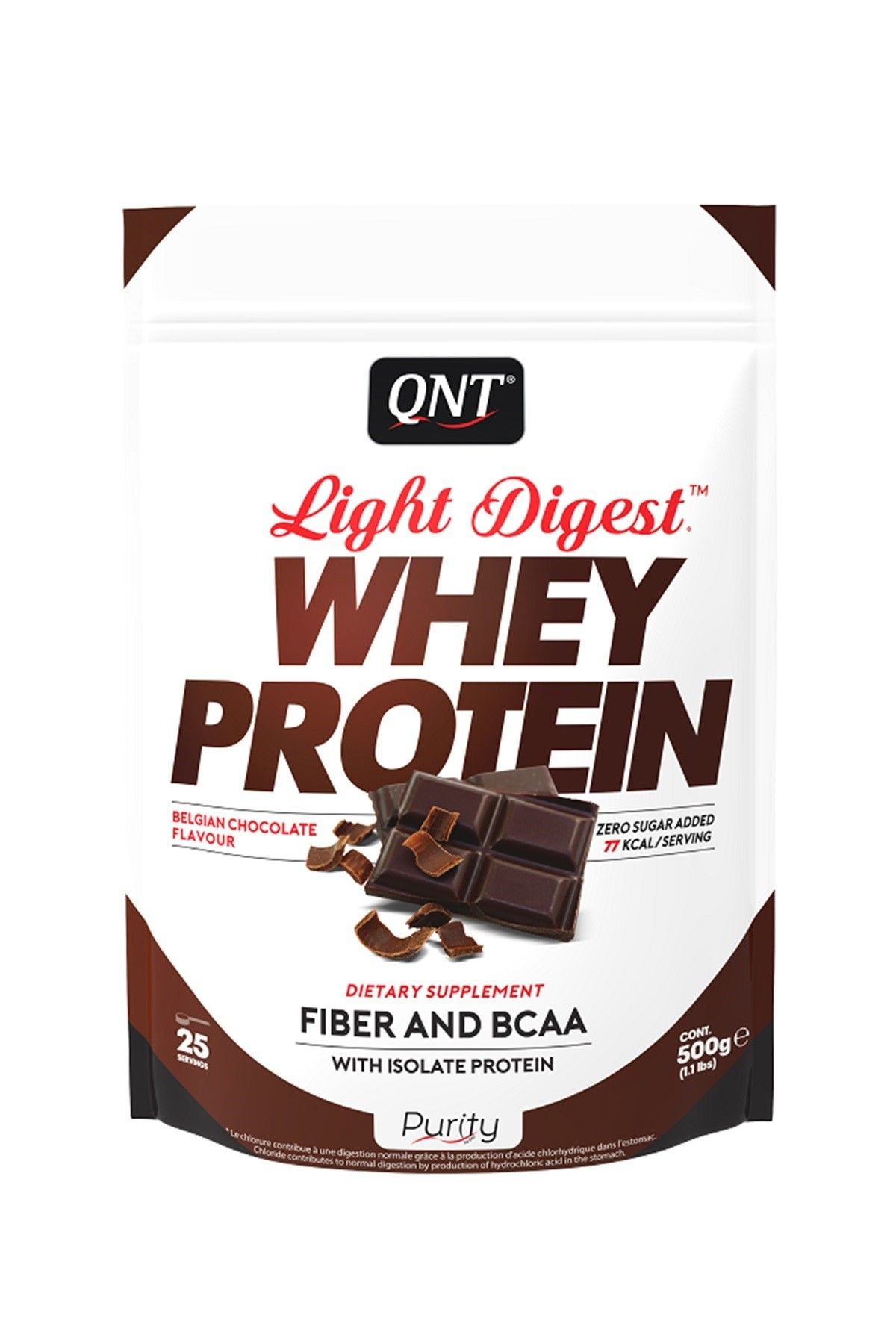 QNT Light Digest Whey Protein 500 g - Çikolata 5425002407773