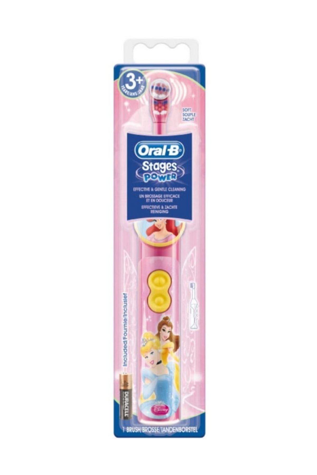 Oral-B Stages Pilli Diş Fırçası 3+ ay - Princess