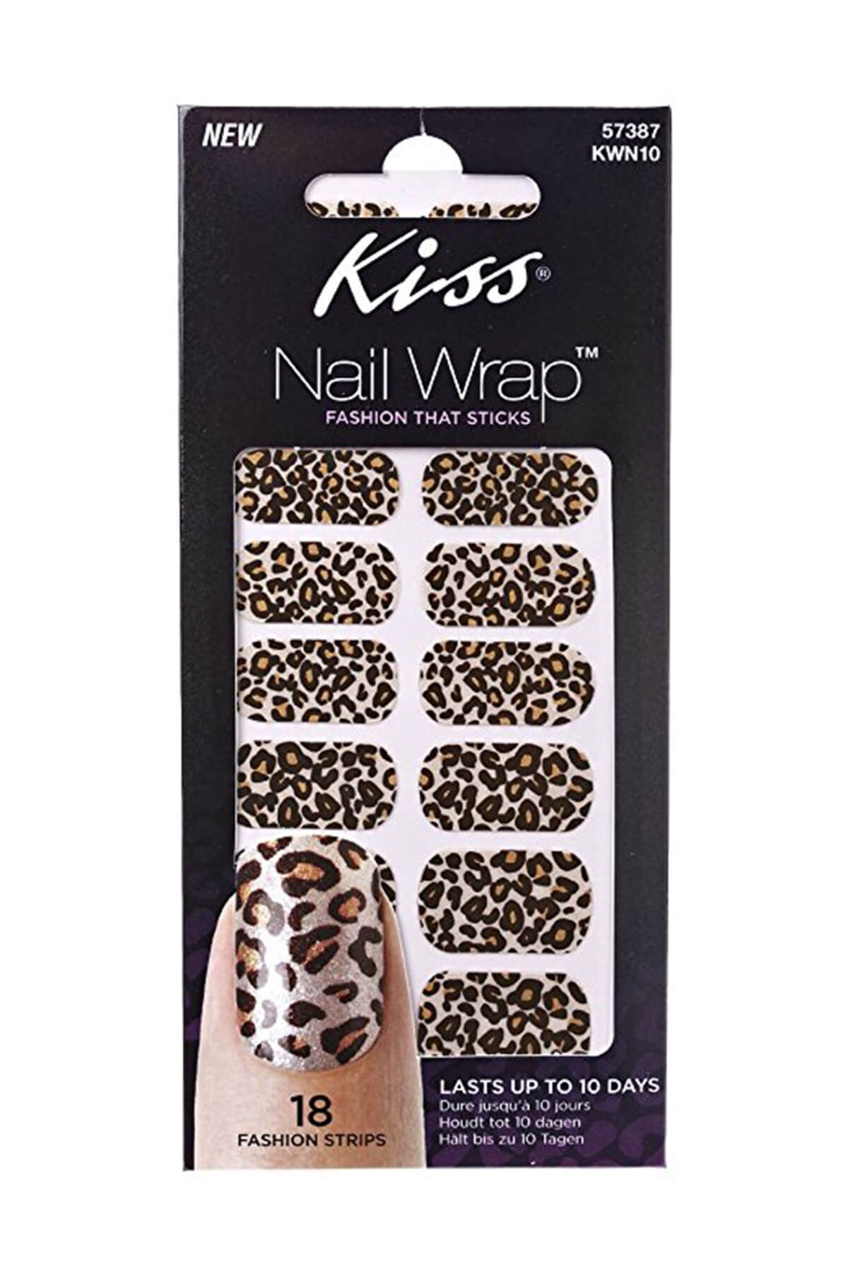 Kiss Sticker Oje - Nail Wrap 57387 KWN10 18 Adet 731509573879