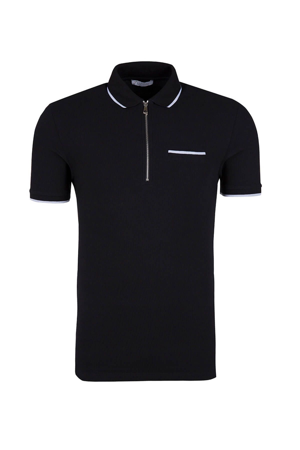 Versace Erkek Siyah T-Shirt Vj00068 V800799S V1008