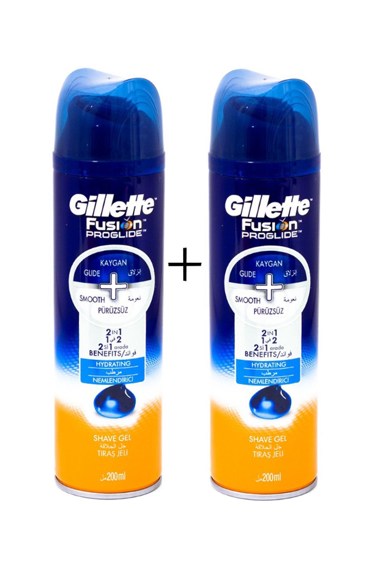 Gillette Tıraş Jeli Fusion Proglide 200 ml (Serinletici) 2 Adet