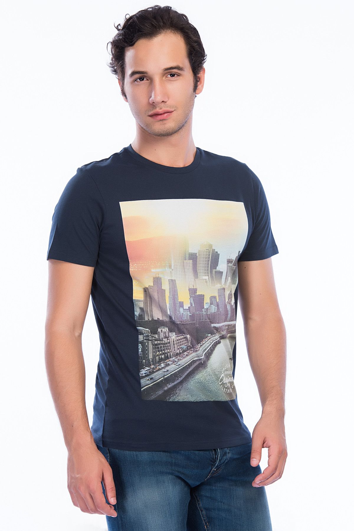 Jack & Jones T-shirt - Art Original City Tee SS Crew Neck 12138798