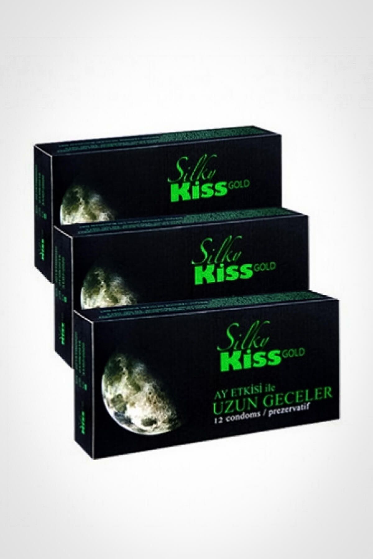 Silky Kiss Silk Kiss Prezervatif gold Uzun geceler (36 Adet)