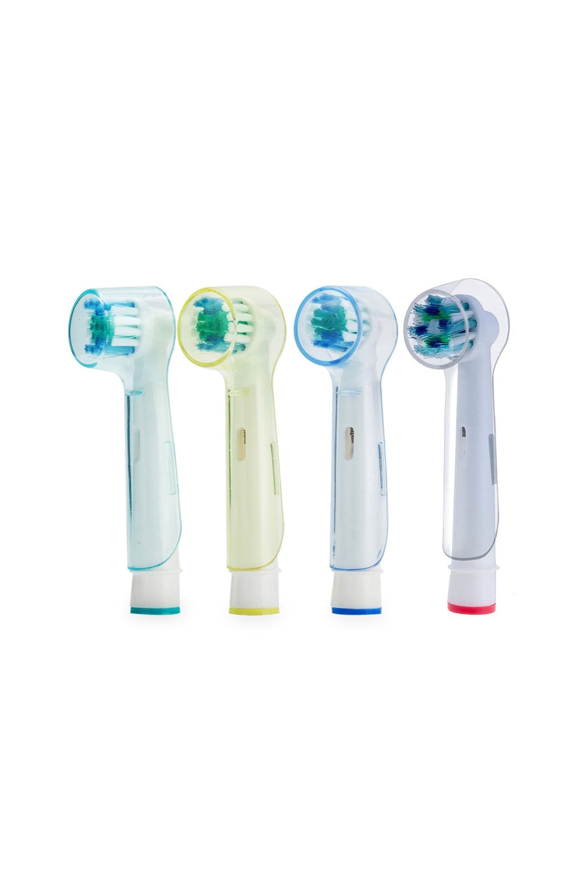 Kyver Oral B Şarjlı Ve Pilli Diş Fırçaları Ile Uyumlu Yedek Başlık Koruyucu Kapak Renkli 4’lü Set