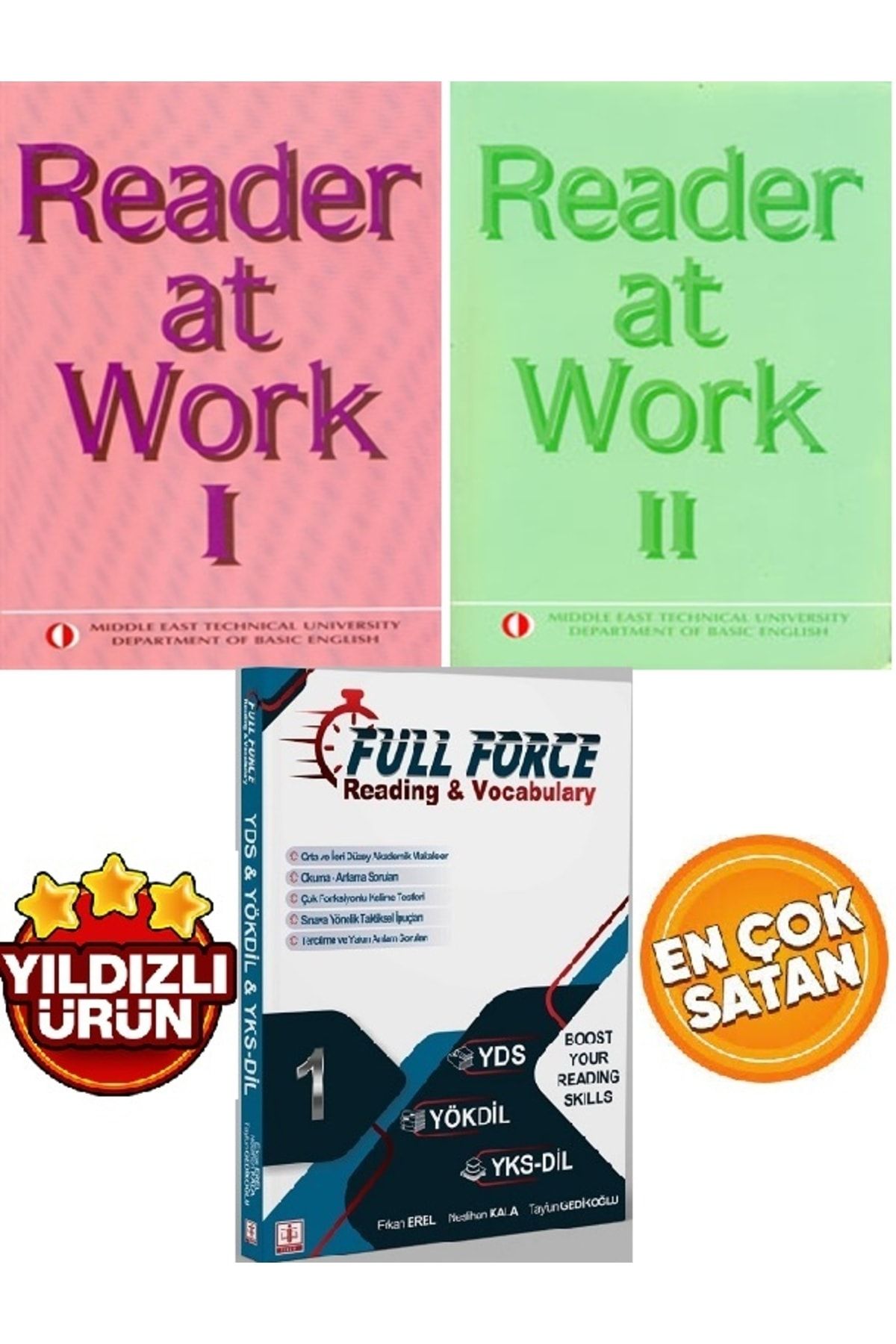 ODTÜ Yayıncılık Odtü Reader At Work 1-2 &full Force Reading&vocabulary 1