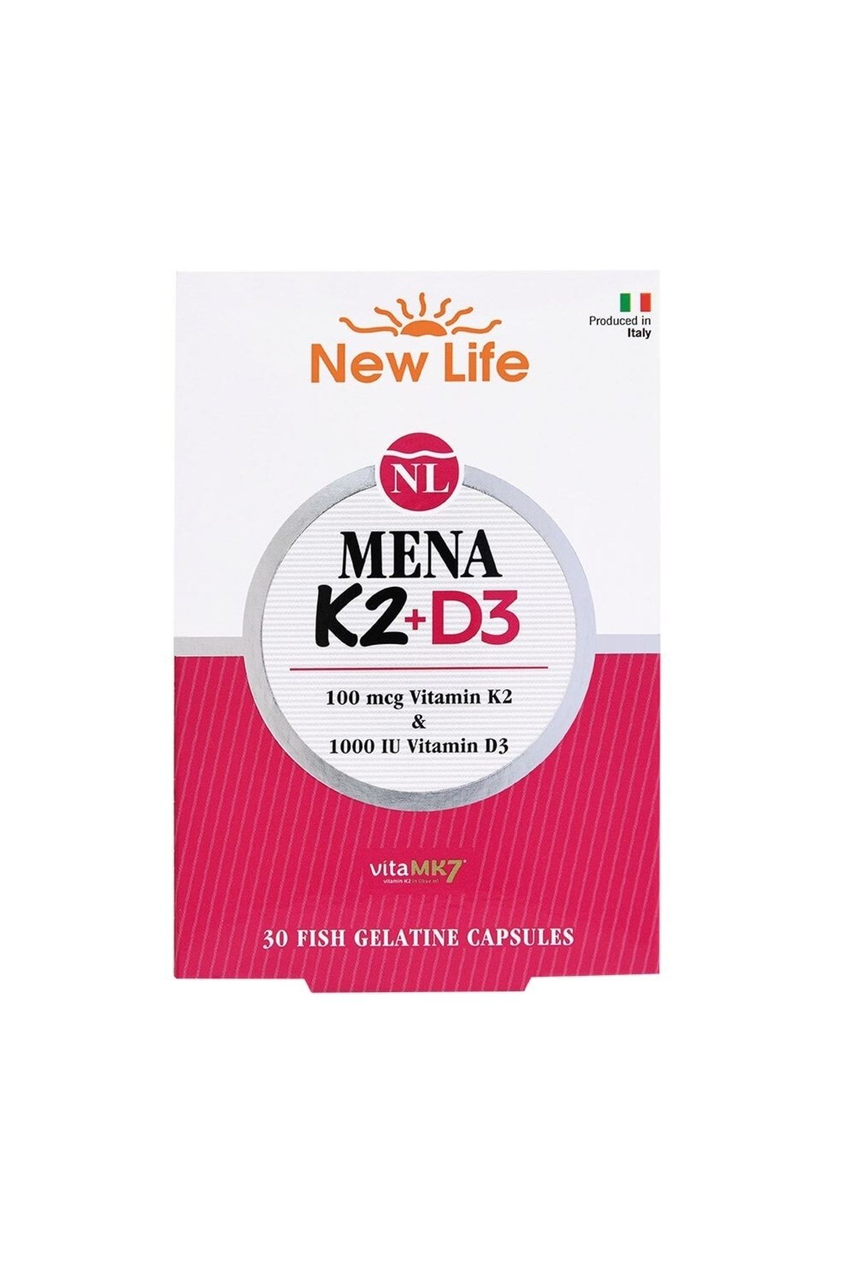 New Life Mena K2 D3 Vitamini 30 Kapsül