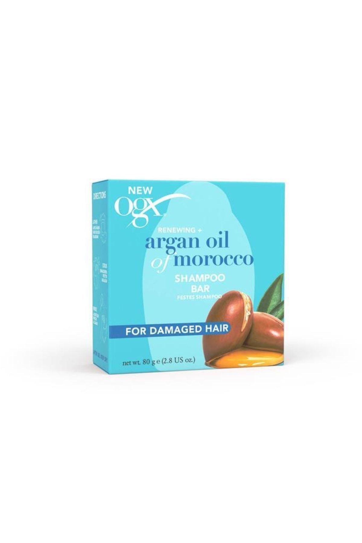 OGX Hassas Ve Kırılgan Saçlarınızı Canlandırıcı Argan Oil Of Morocco Katı Şampuan 80 G..