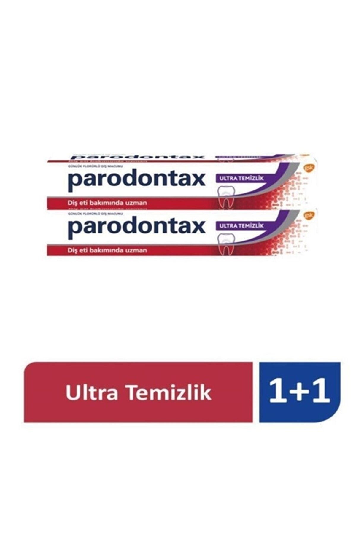 Parodontax Ultra Temizlik 2'li Avantajlı Paket Florürlü Günlük Diş Macunu (2 X 75 Ml)