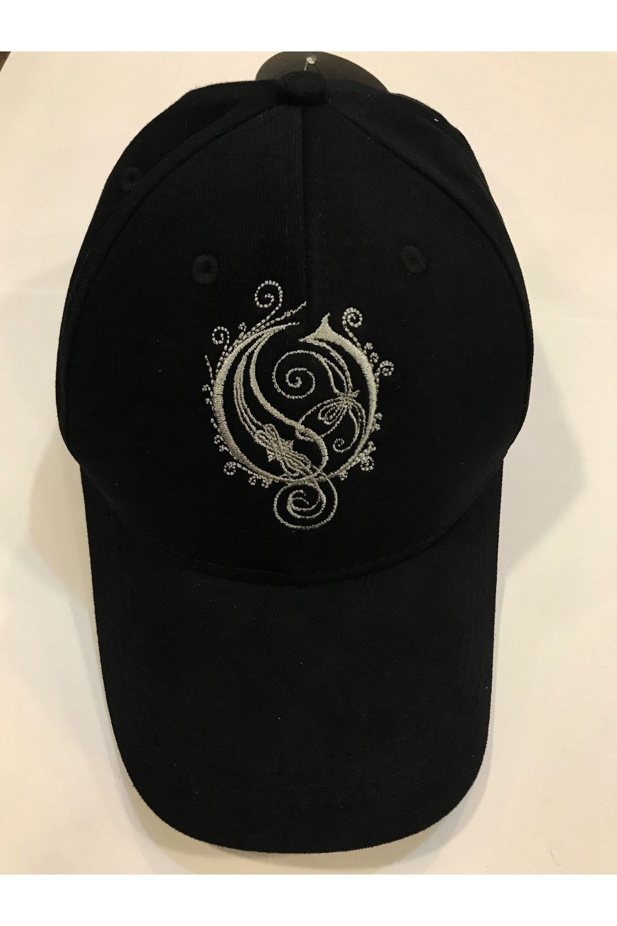 Orijin Tekstil Opeth Logo Nakışlı Unisex Siyah Şapka