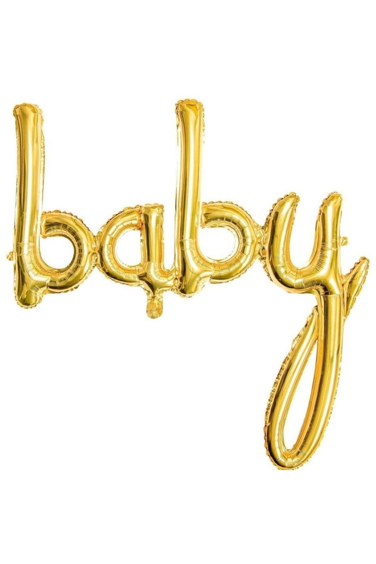 parti sürprizi Baby Gold Yazılı Folyo Balon 1 Adet