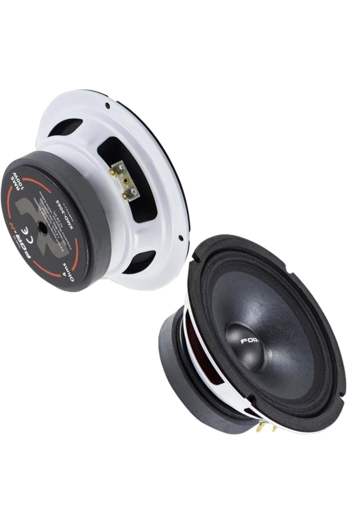For-X Xmd-3065 200 Watt 6.50" 16cm 92 Db 1.5" Vc 100w Rms Midrange Kırmızı Kasa 2023