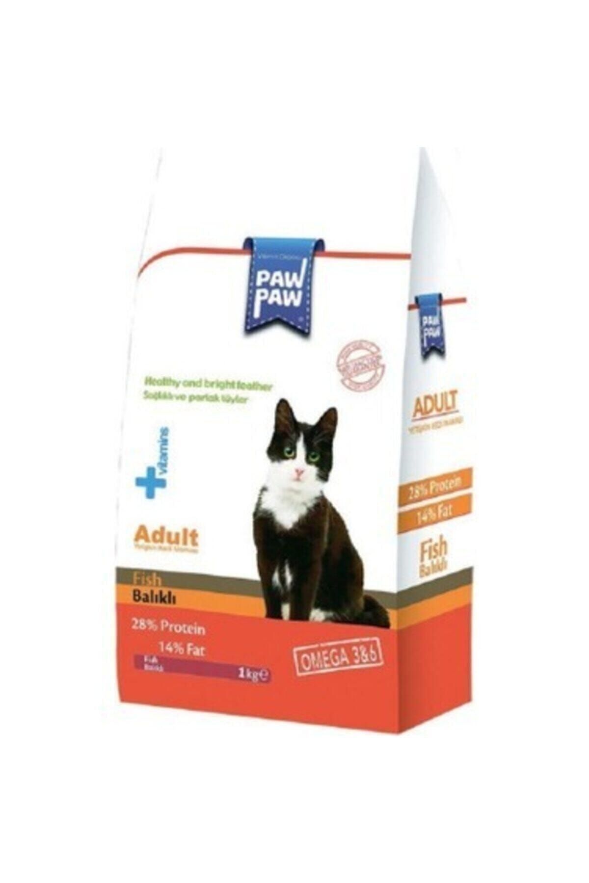 Paw Paw Balıklı Yetişkin Kedi Maması 1kg
