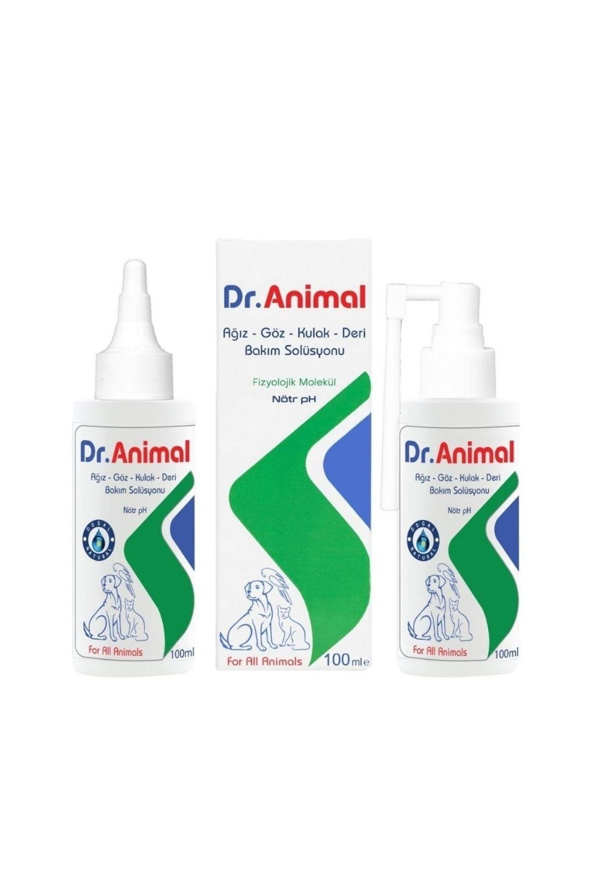 Dr. Animal - Ağız Göz Kulak Deri Bakım Solüsyonu 100ml